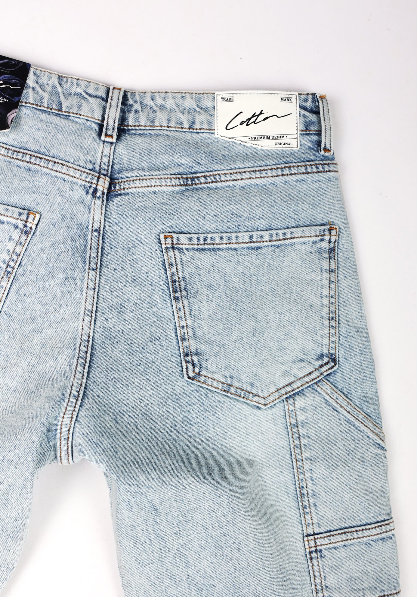 Cotton District CARPENTER JEANS FROST BLUE