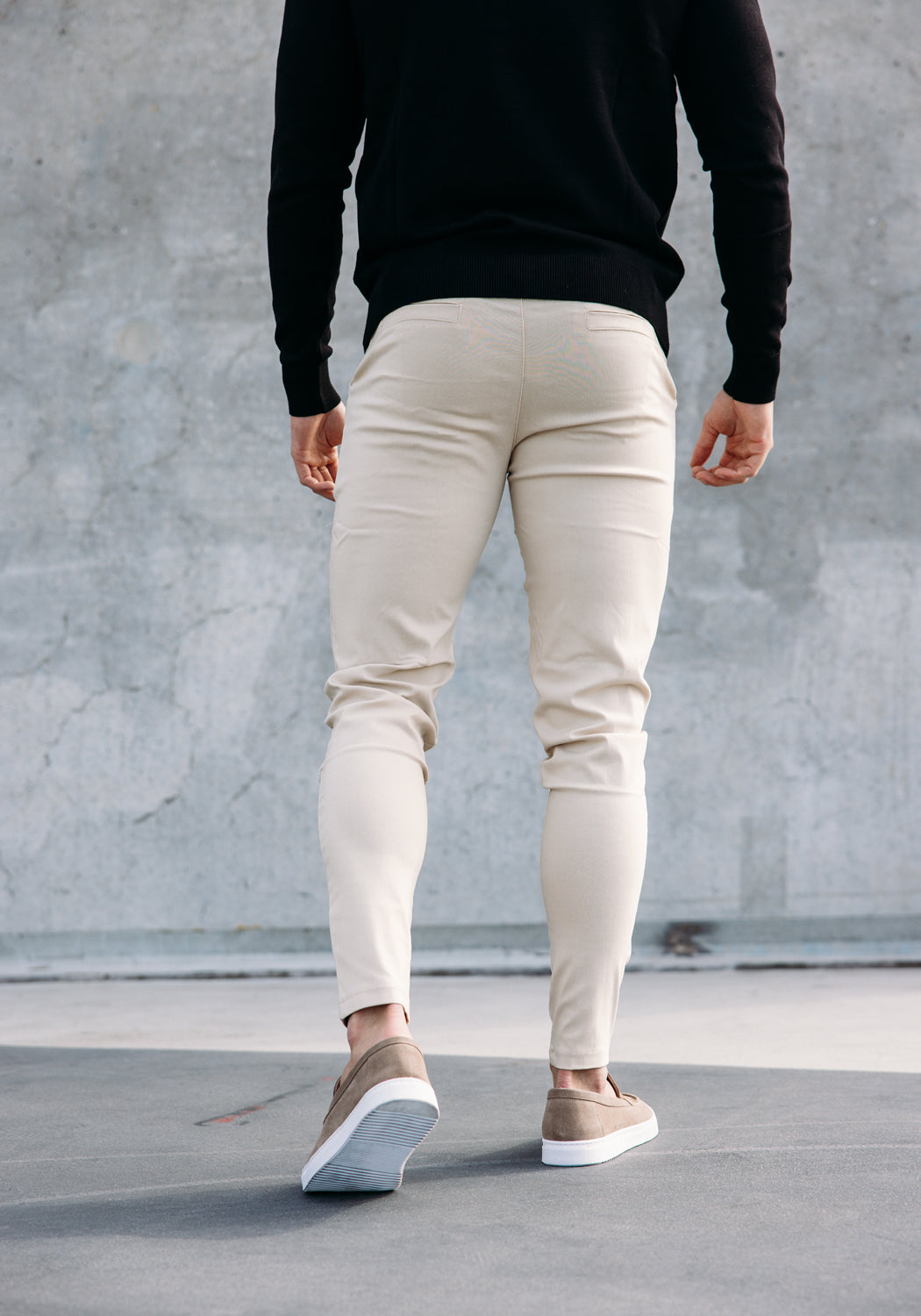 Cotton District CHINO Pants & Chino's BEIGE