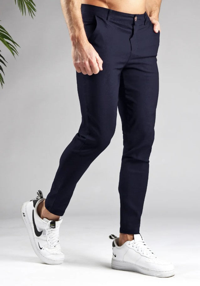 Cotton District CHINO Pants & Chino's NAVY