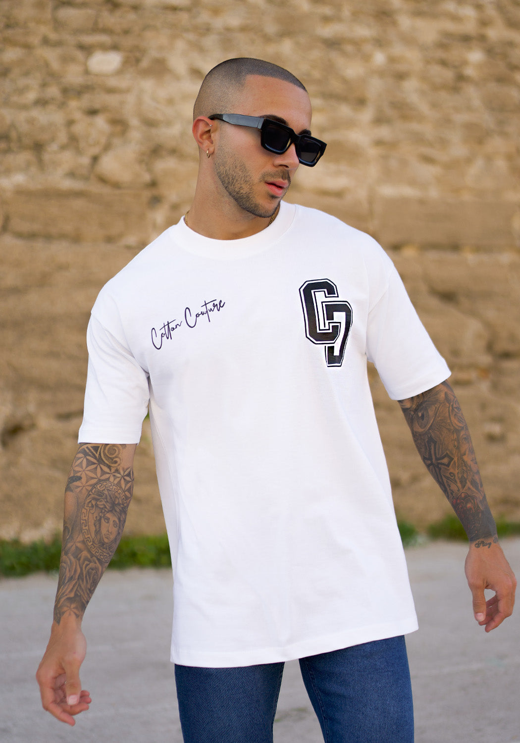 Cotton District COTTON COUTURE T-SHIRT WHITE