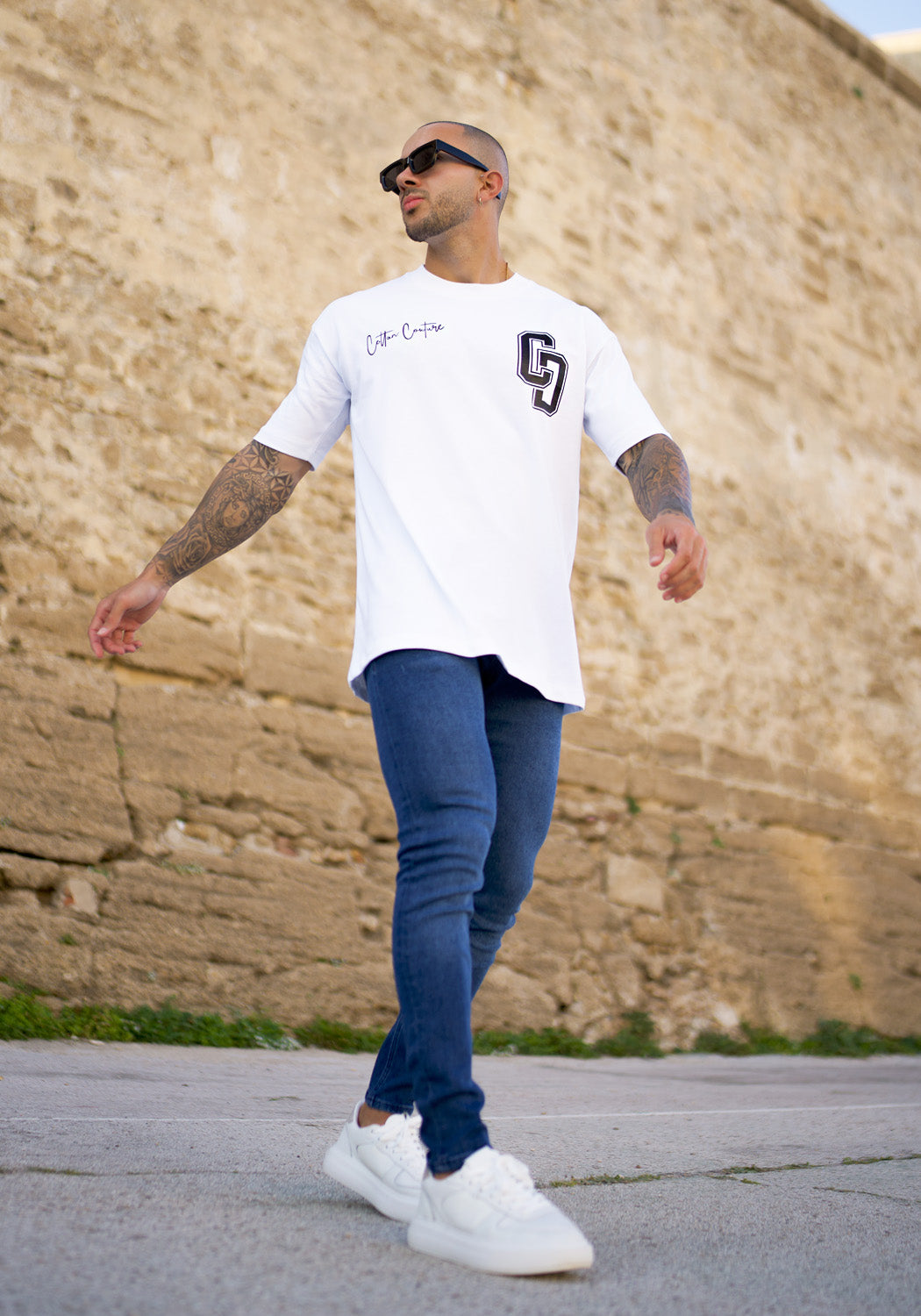 Cotton District COTTON COUTURE T-SHIRT WHITE