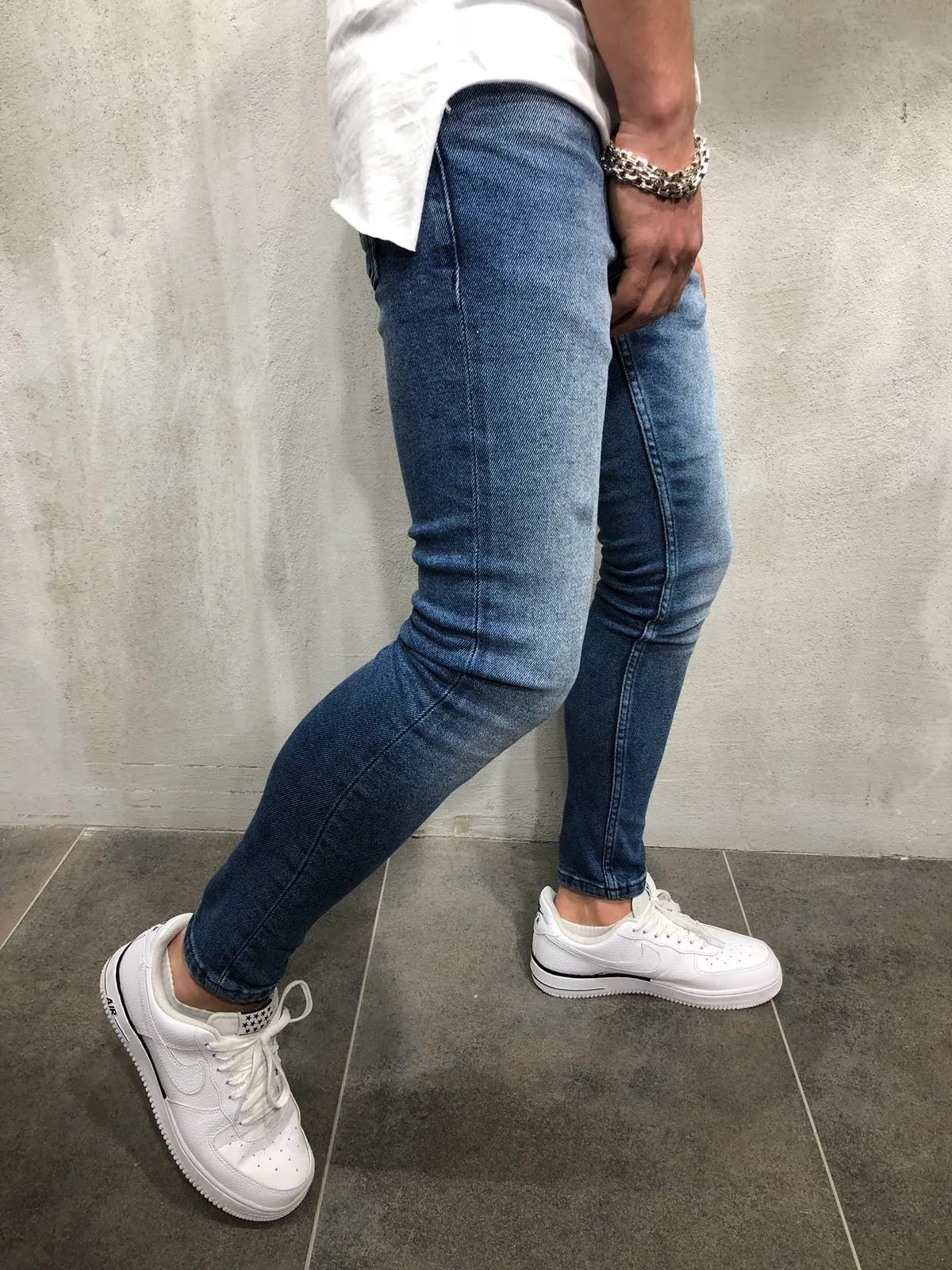 Cotton District COTTON JEANS LONG Jeans BLUE