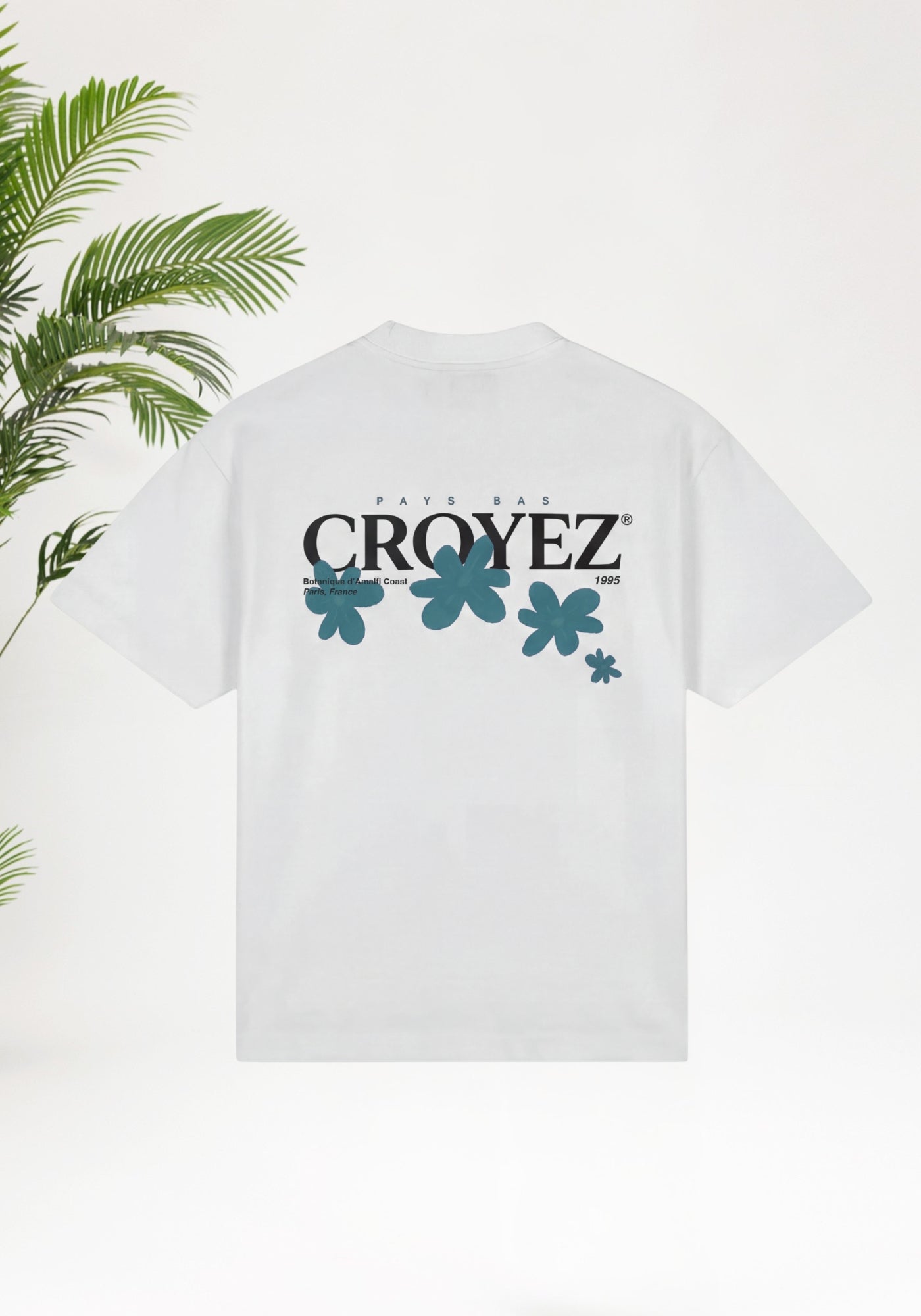 Cotton District CROYEZ BOTANIQUE T-SHIRT T-Shirts WHITE
