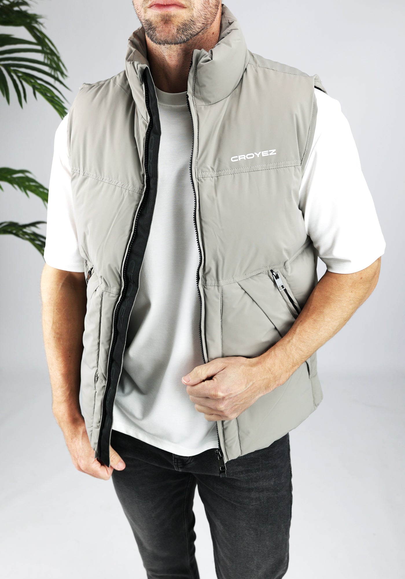Cotton District CROYEZ DOWN BODYWARMER CREAM
