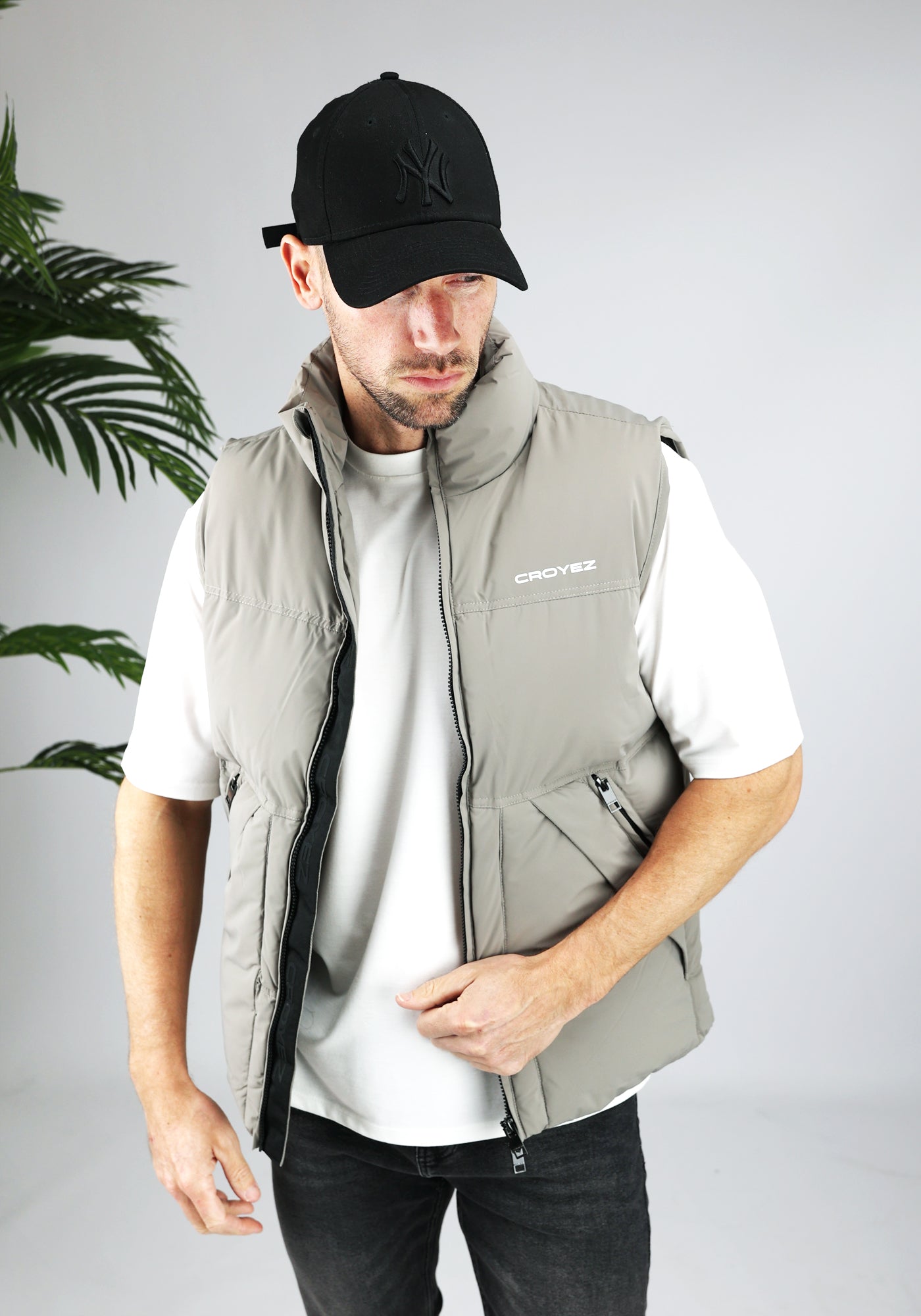 Cotton District CROYEZ DOWN BODYWARMER CREAM