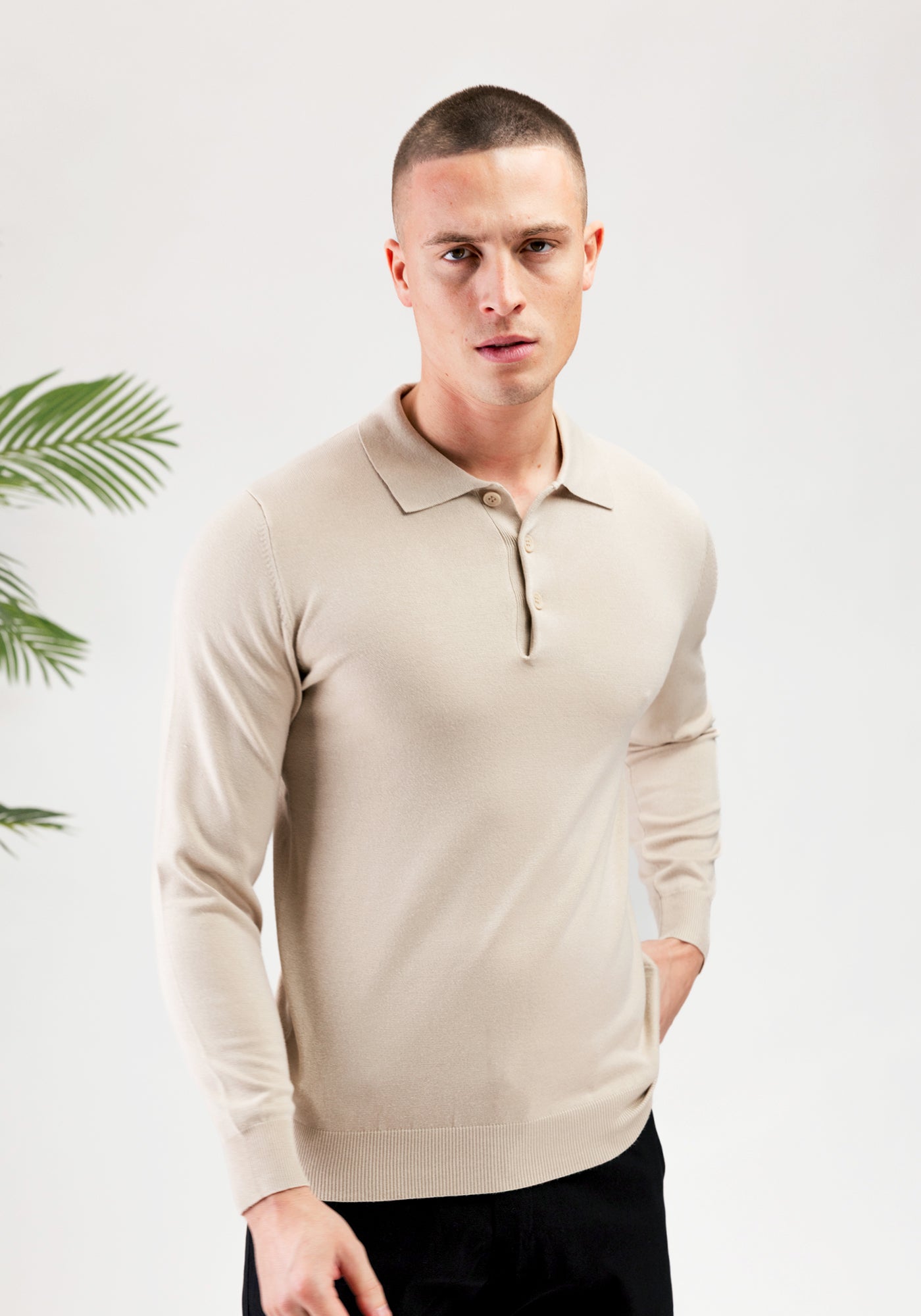 Cotton District CUBAN POLO BEIGE