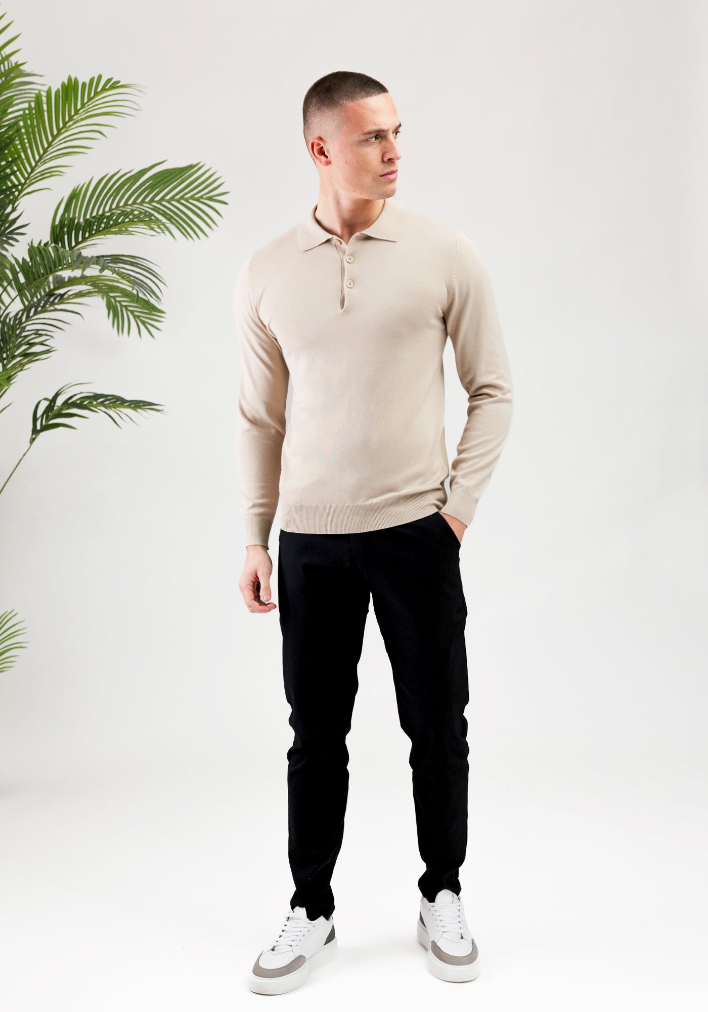 Cotton District CUBAN POLO BEIGE