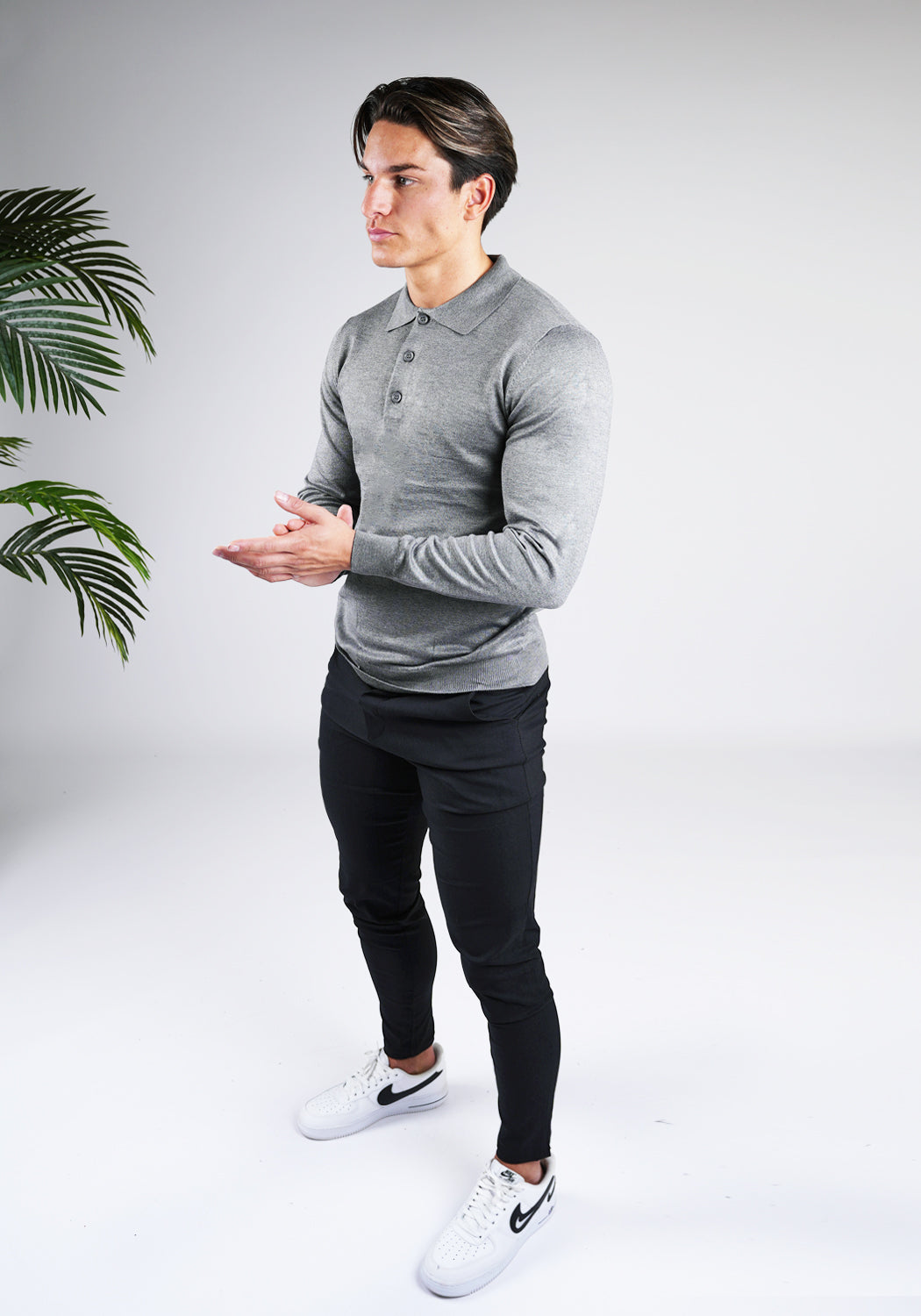 Cotton District CUBAN POLO GREY