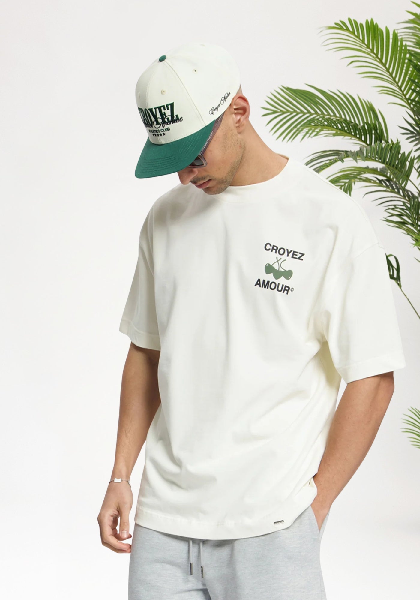Cotton District Croyez Amour T-shirt T-Shirts OFF WHITE