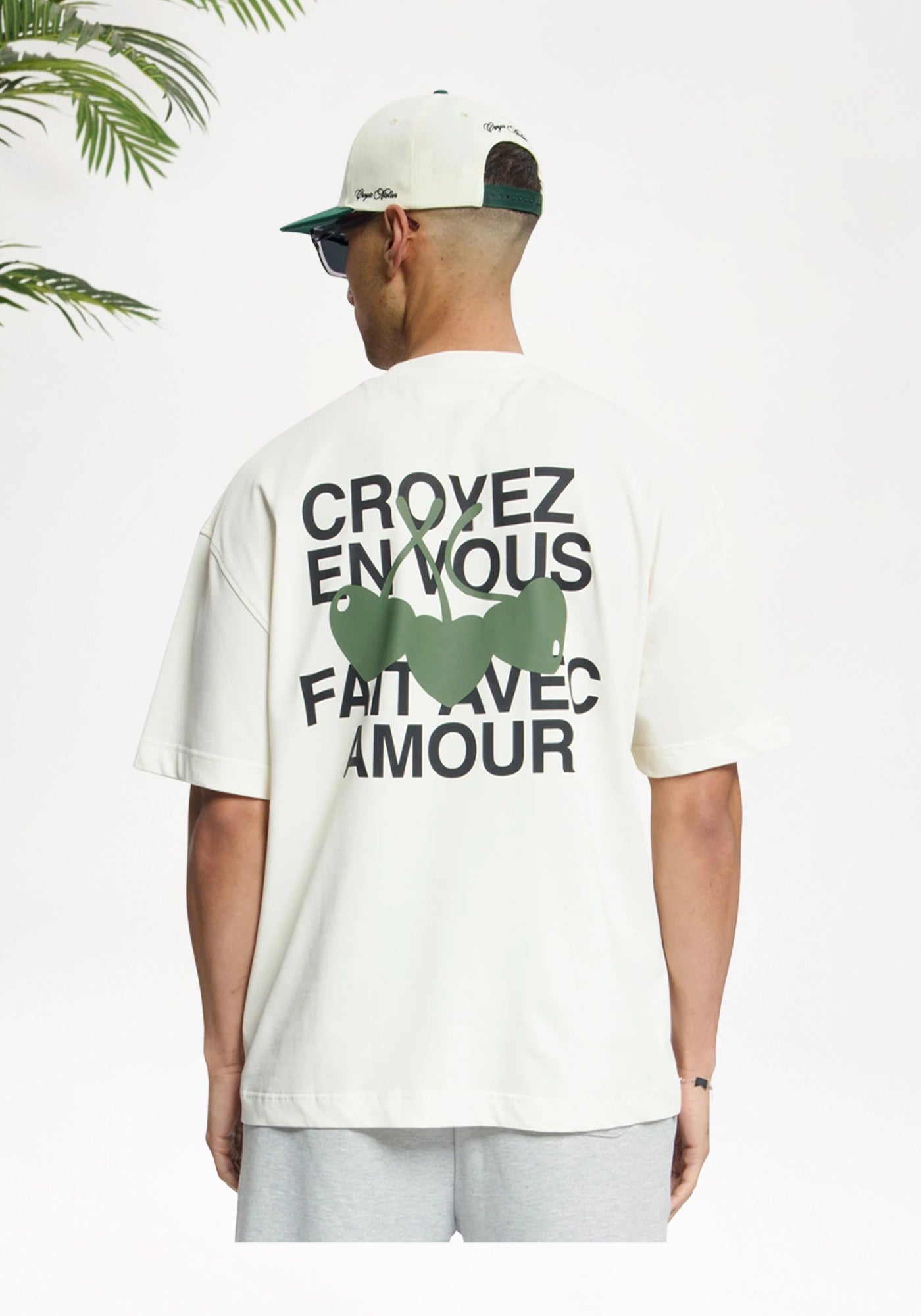 Cotton District Croyez Amour T-shirt T-Shirts OFF WHITE