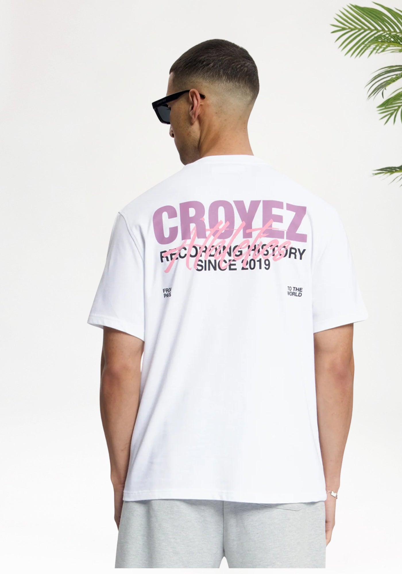 Cotton District Croyez Athletics T-shirt T-Shirts WHITE
