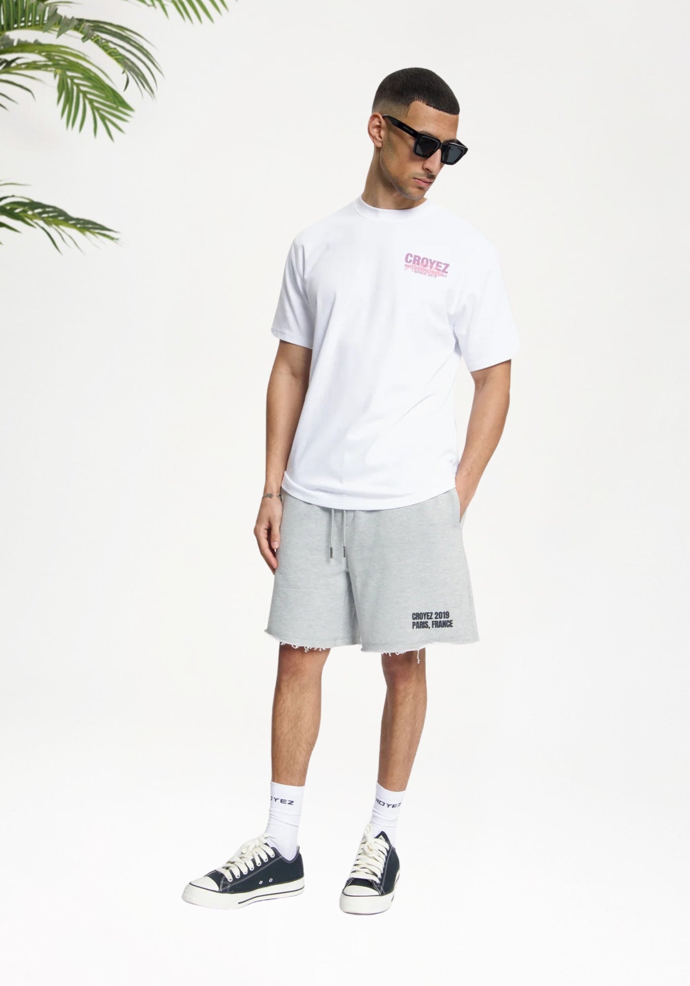 Cotton District Croyez Athletics T-shirt T-Shirts WHITE
