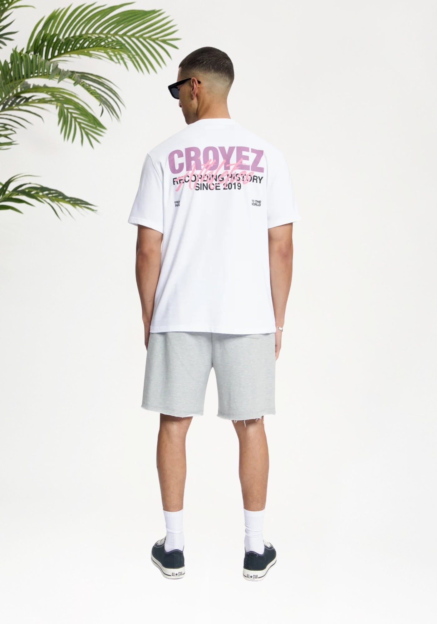 Cotton District Croyez Athletics T-shirt T-Shirts WHITE