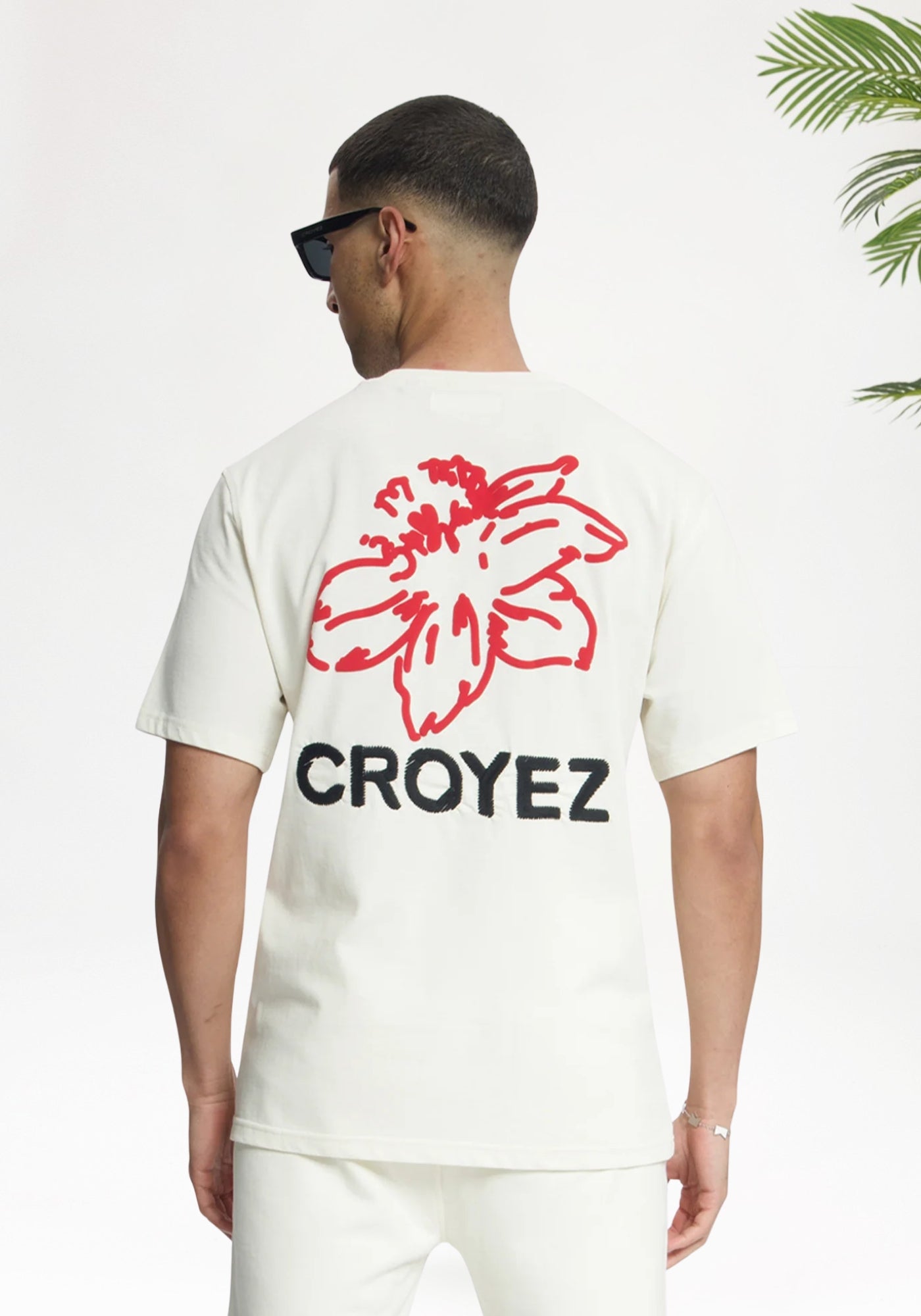 Cotton District Croyez Gardener T-shirt T-Shirts OFF WHITE