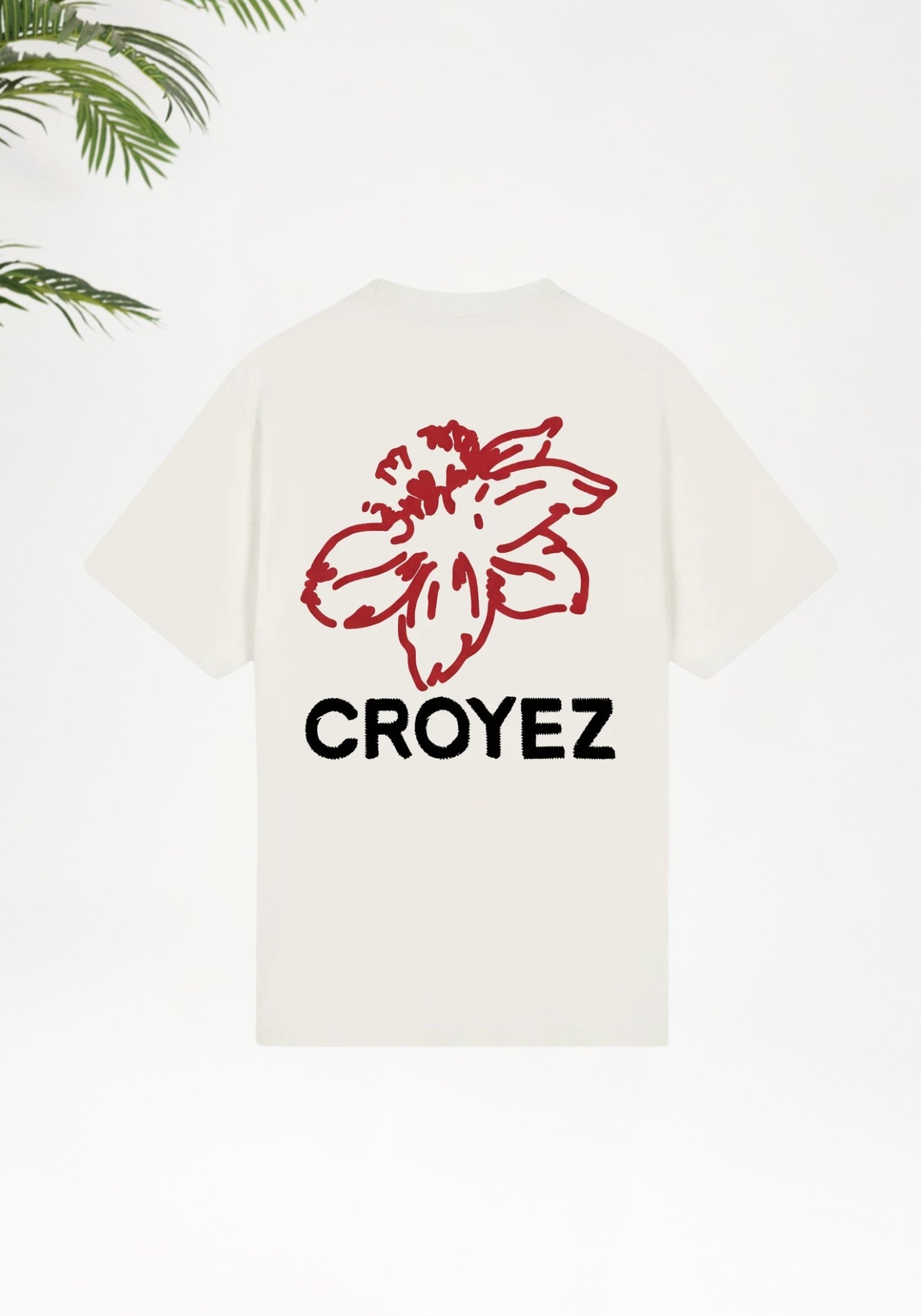 Cotton District Croyez Gardener T-shirt T-Shirts OFF WHITE