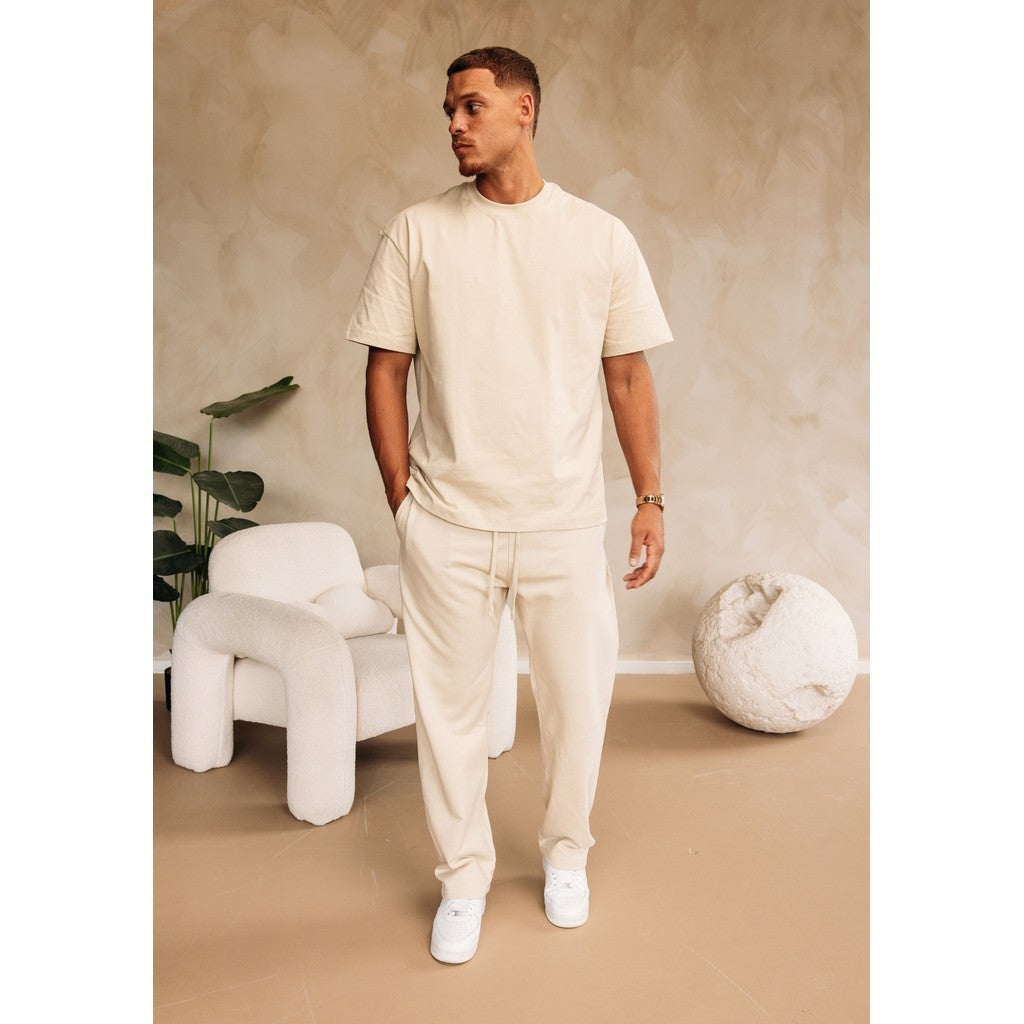 Cotton District ESSENTIAL HEAVY COTTON T-SHIRT T-Shirts BEIGE