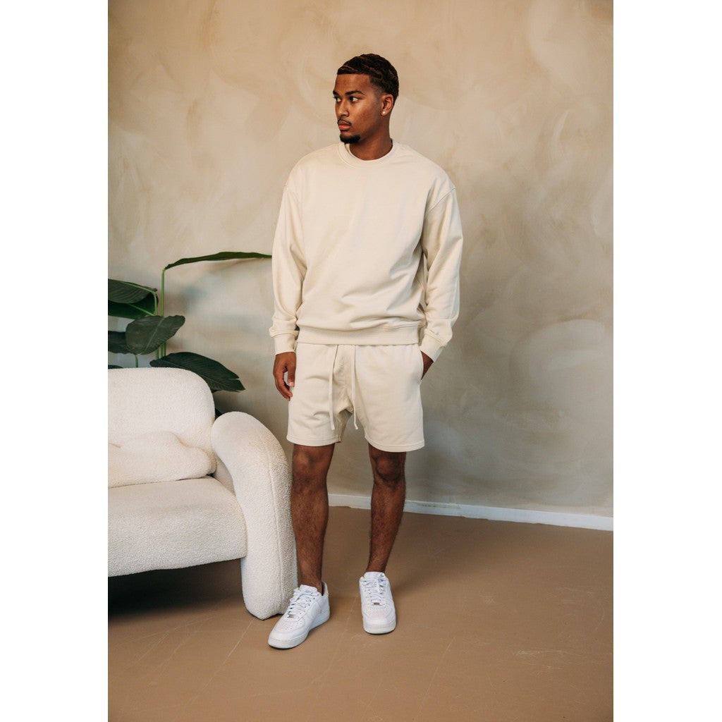 Cotton District ESSENTIAL SWEATER Sets BEIGE