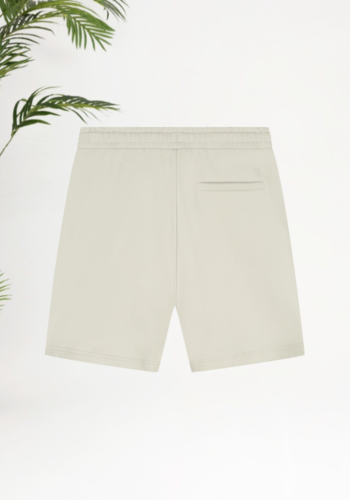 Cotton District Emblem Badge Sweat Shorts Shorts SAND