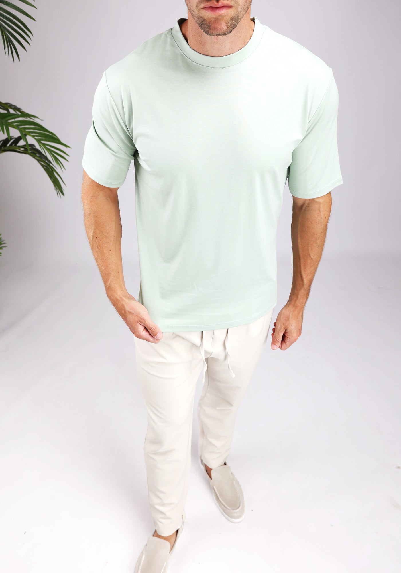 Cotton District GLOSS T-SHIRT T-Shirts MINT