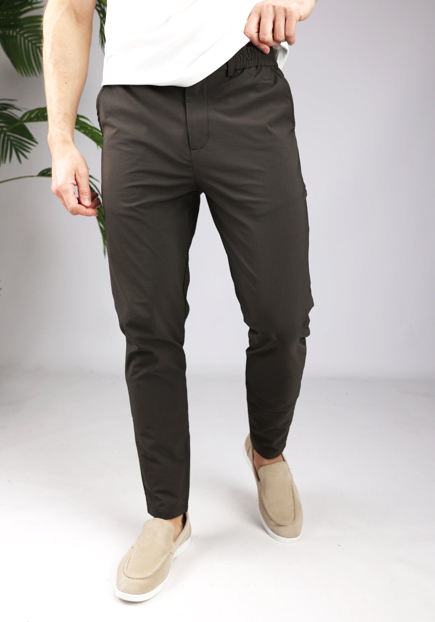 Cotton District GOLFER CHINO OLIVE