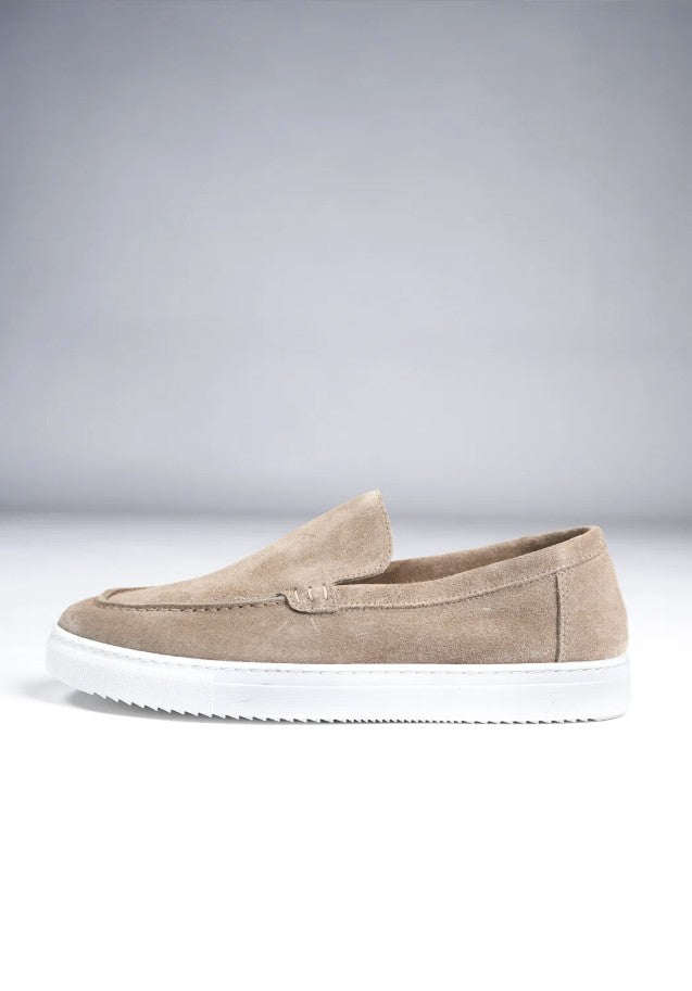 Cotton District LOAFERS SUEDE MID BEIGE