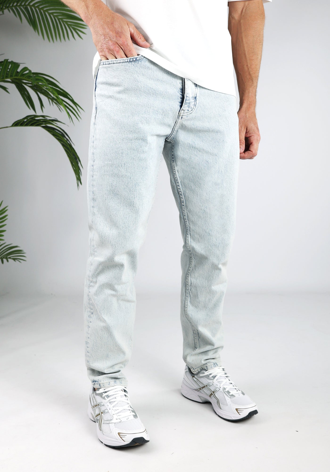 Cotton District LOOSE FIT JEANS LIGHT BLUE