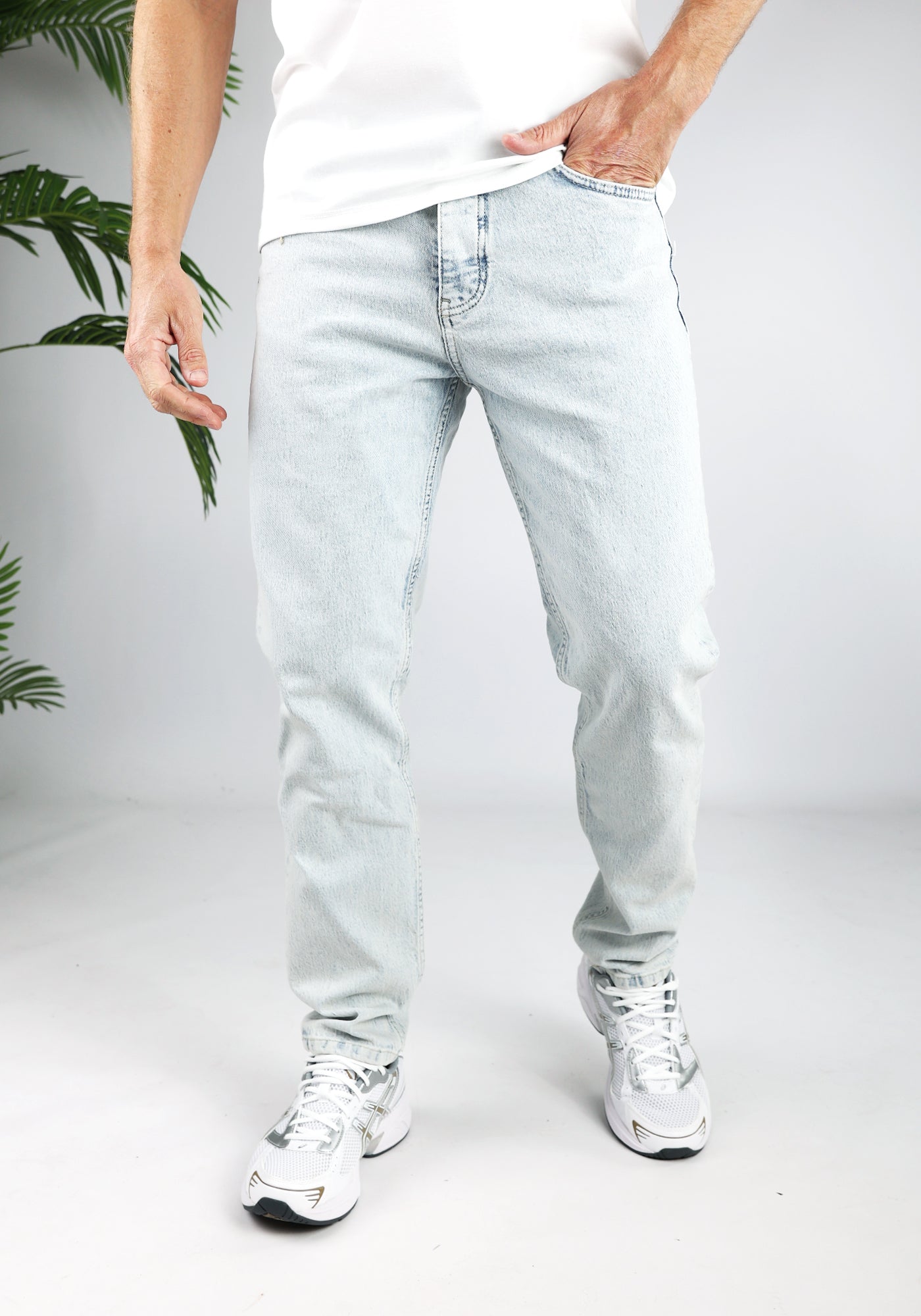Cotton District LOOSE FIT JEANS LIGHT BLUE