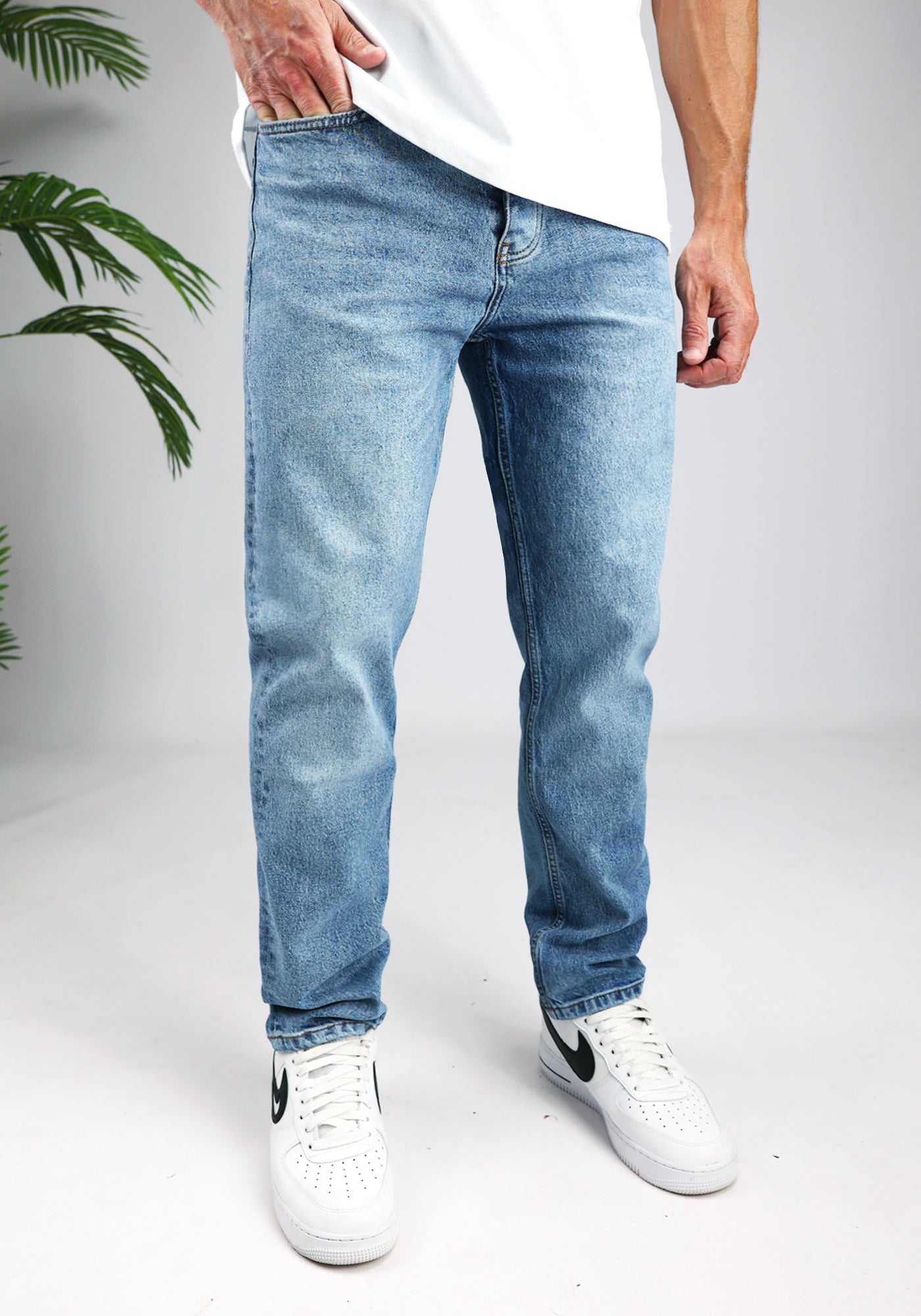 Cotton District LOOSE FIT JEANS REGULAR BLUE