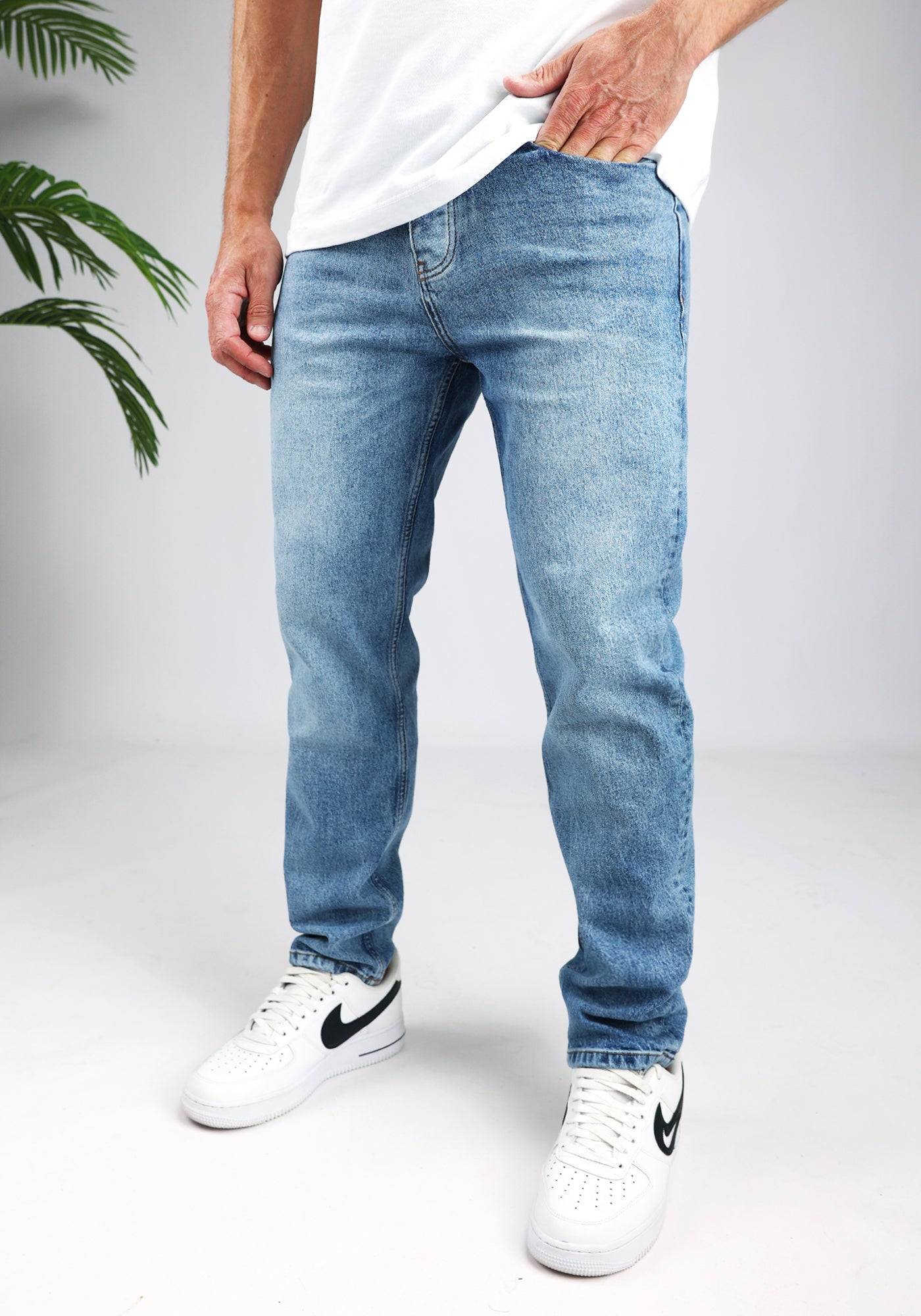 Cotton District LOOSE FIT JEANS REGULAR BLUE