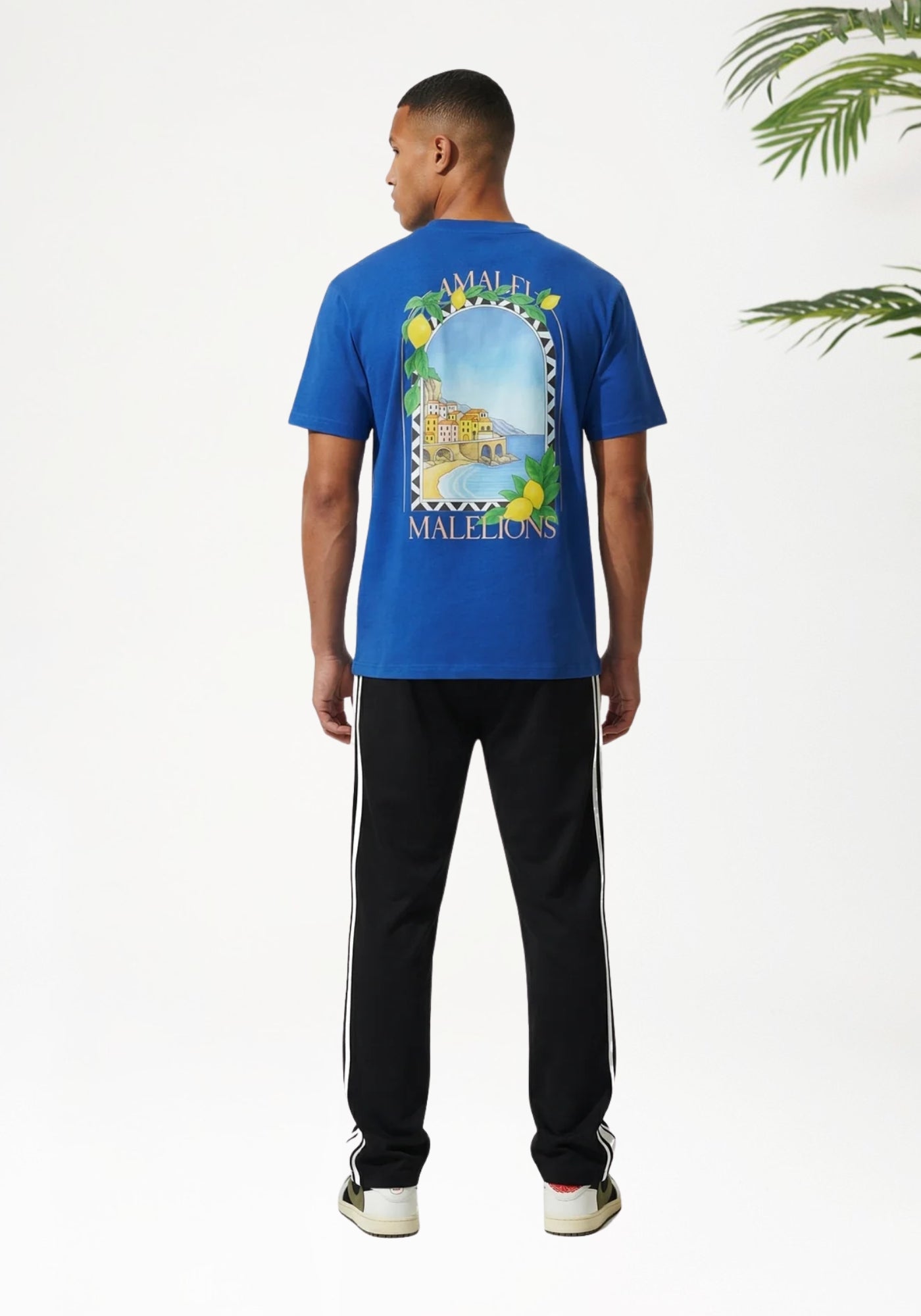 Cotton District MALELIONS AMALFI WINDOW T-SHIRT T-Shirts COBALT