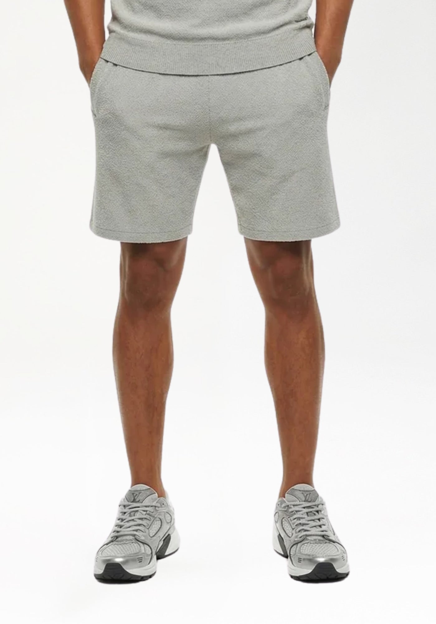 Cotton District MALELIONS BOUCLE SET Sets GREY