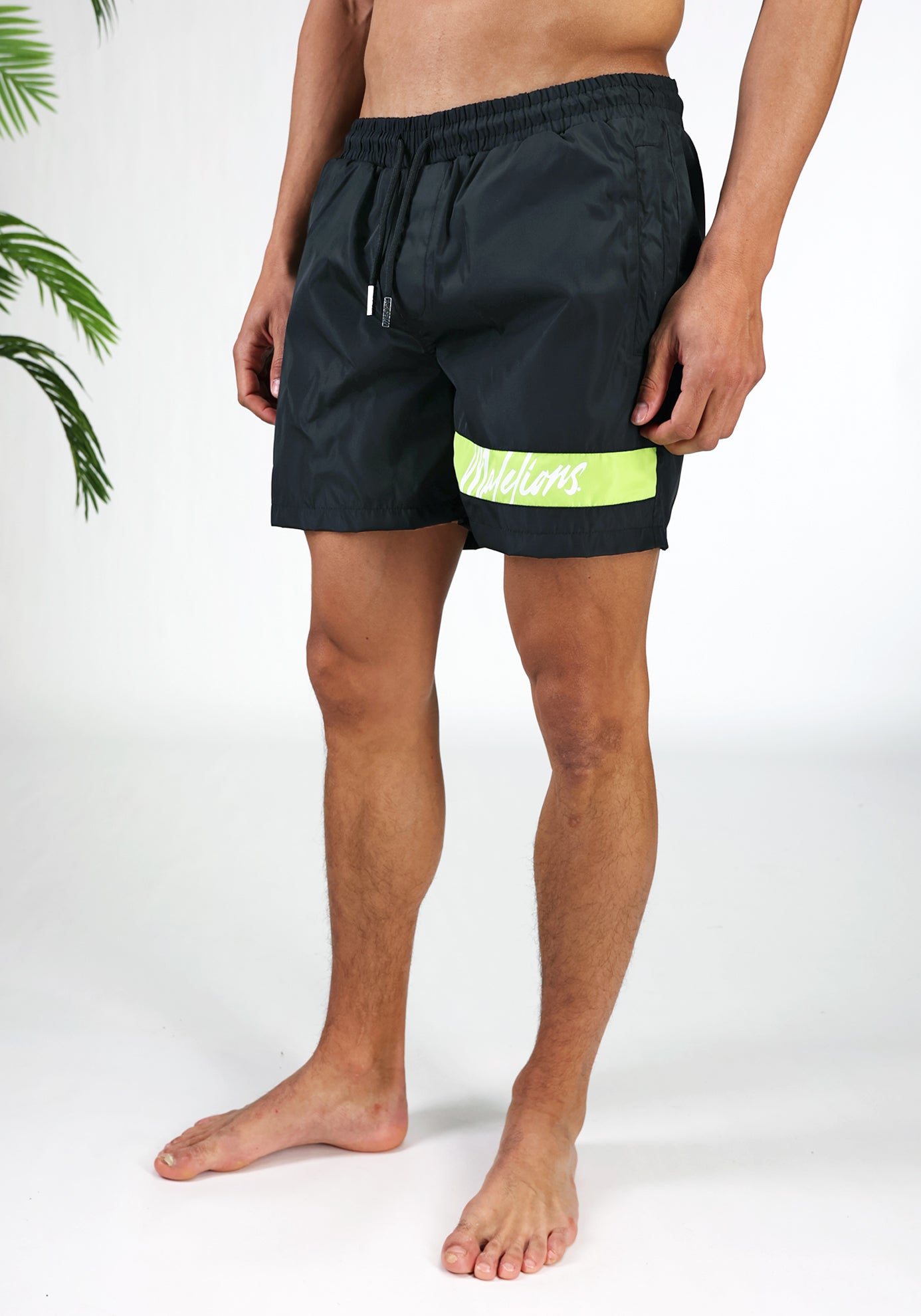 Cotton District MALELIONS CAPTAIN SWIMSHORTS BLACK