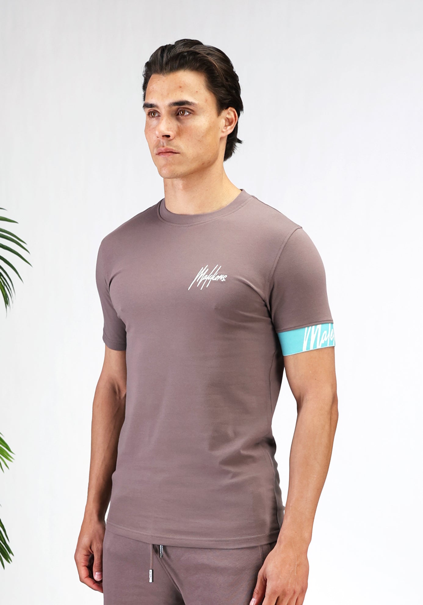 Cotton District MALELIONS CAPTAIN T-SHIRT STONE BROWN