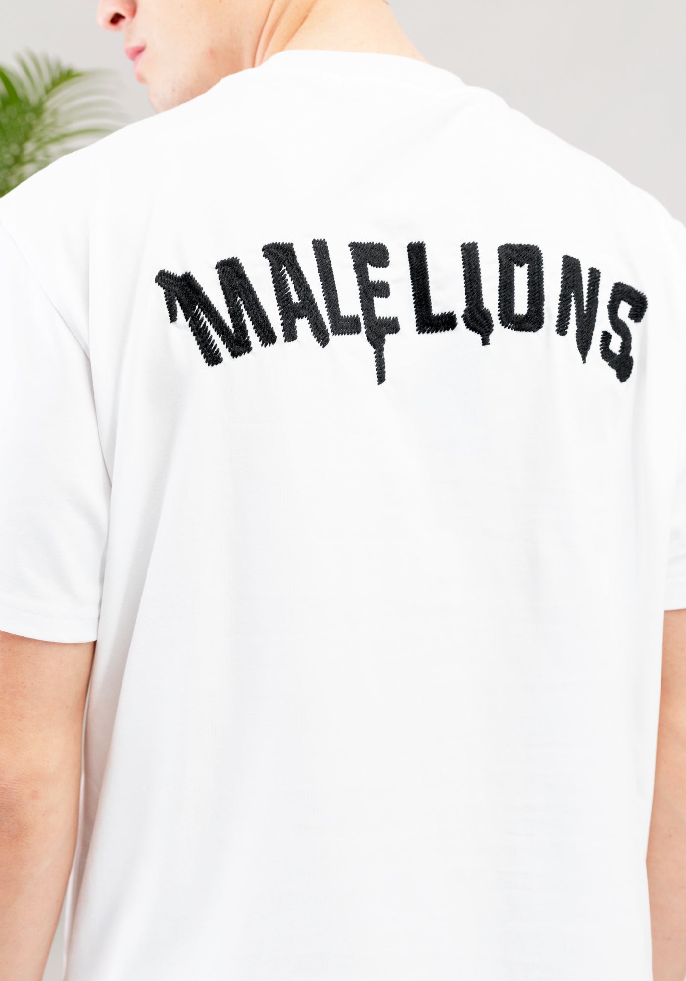 Cotton District MALELIONS GRAFFITY T-SHIRT WHITE