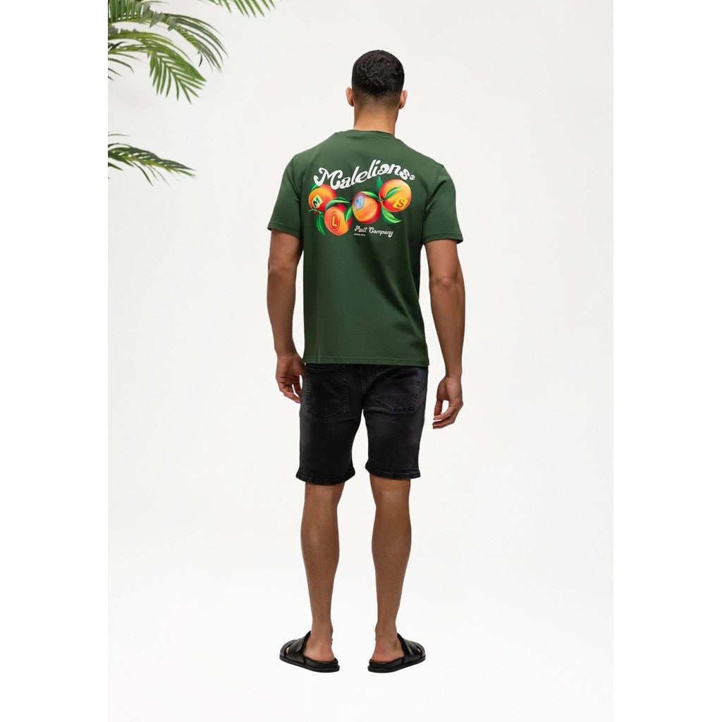 Cotton District MALELIONS MEN FRUIT COMPANY T-SHIRT T-Shirts GREEN