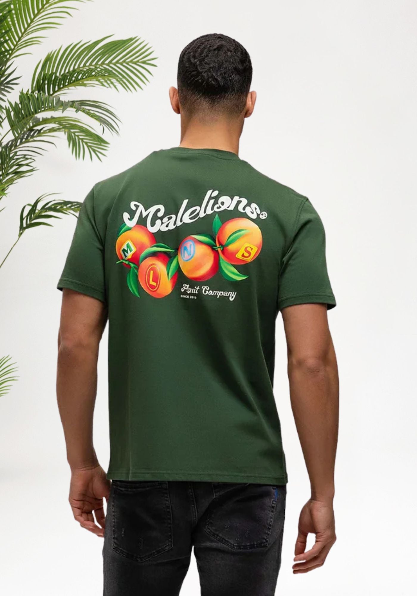 Cotton District MALELIONS MEN FRUIT COMPANY T-SHIRT T-Shirts GREEN
