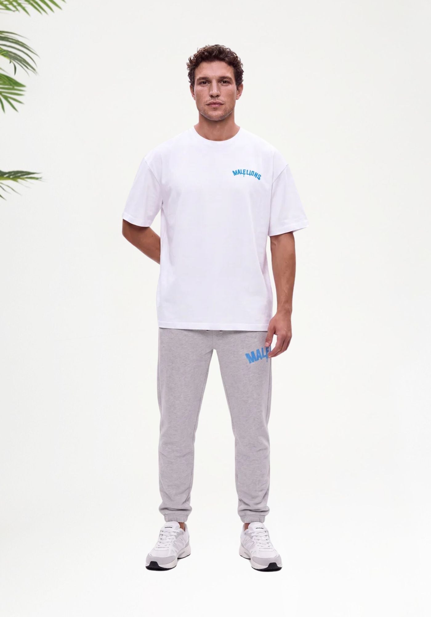 Cotton District MALELIONS MEN SOCIETY CLUB T-SHIRT T-Shirts WHITE