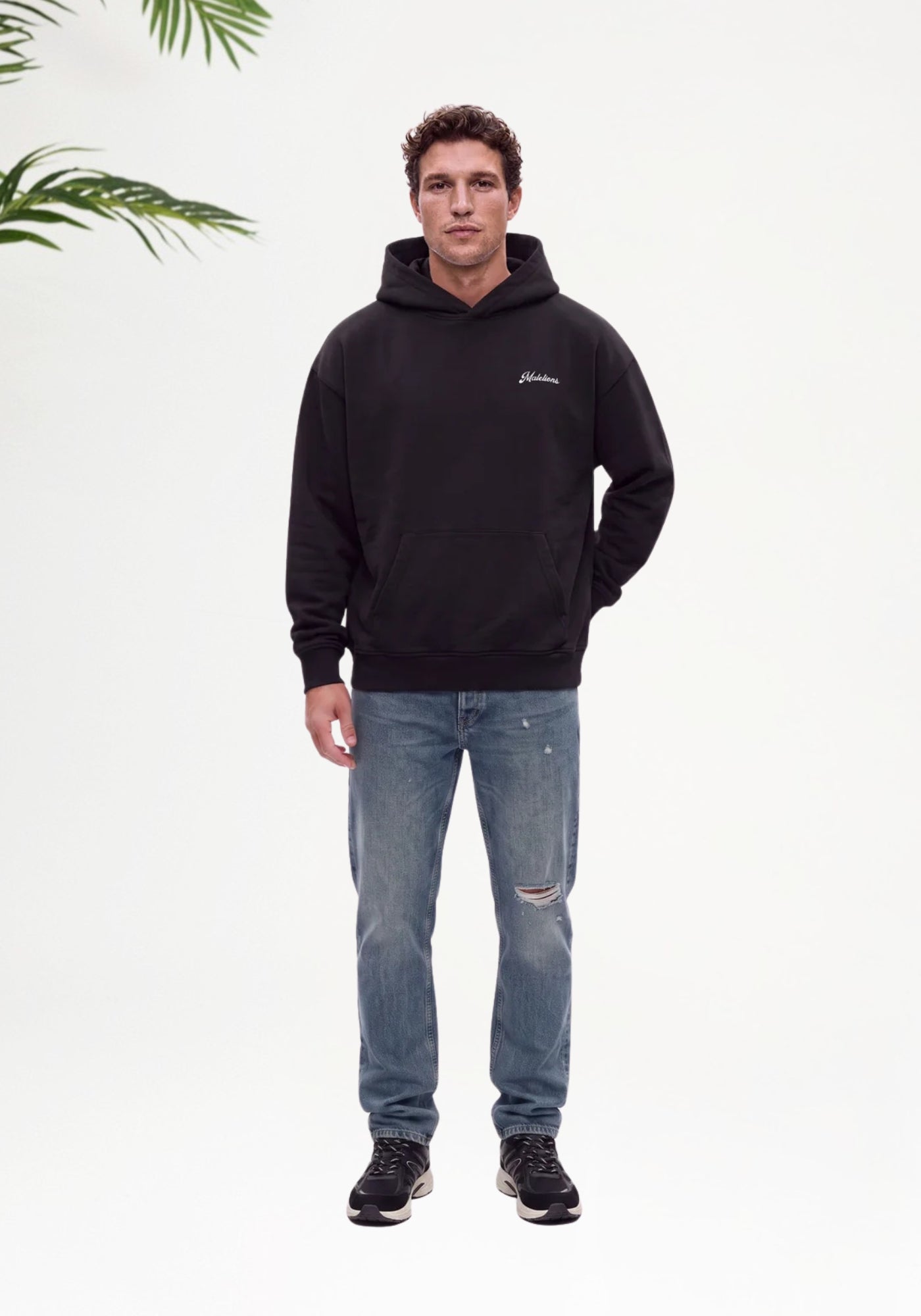 Cotton District MALELIONS MEN VICTORY TASTE HOODIE Hoodies BLACK