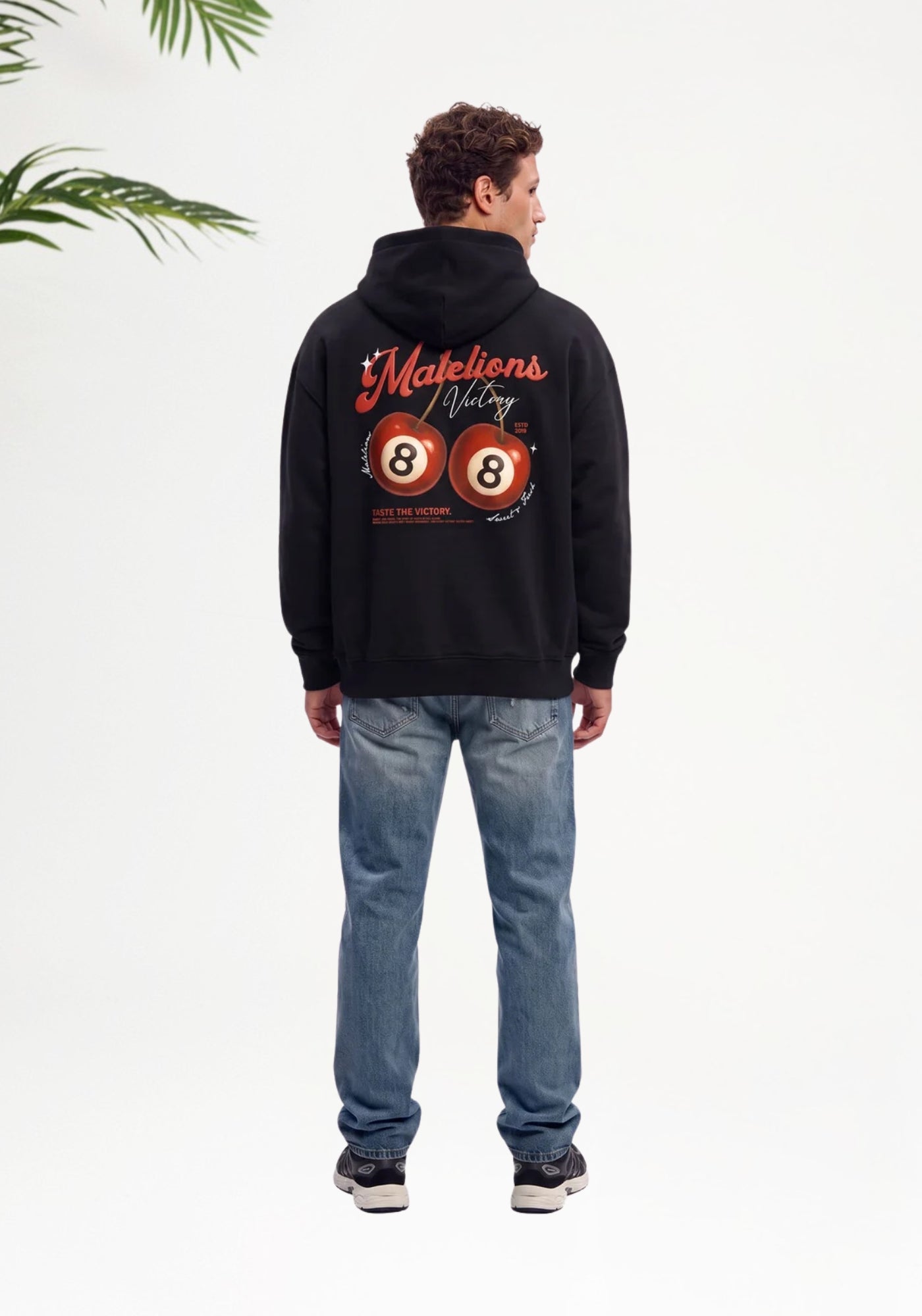 Cotton District MALELIONS MEN VICTORY TASTE HOODIE Hoodies BLACK