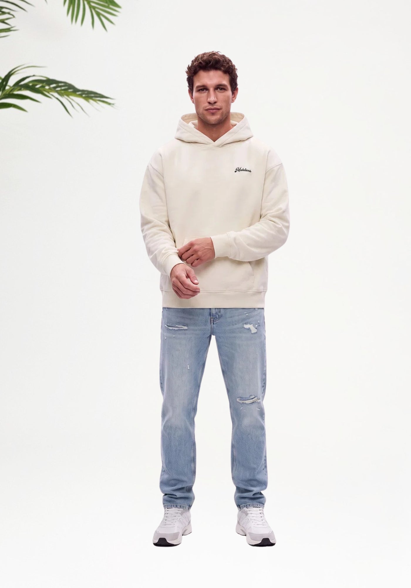 Cotton District MALELIONS MEN VICTORY TASTE HOODIE Hoodies OFF WHITE
