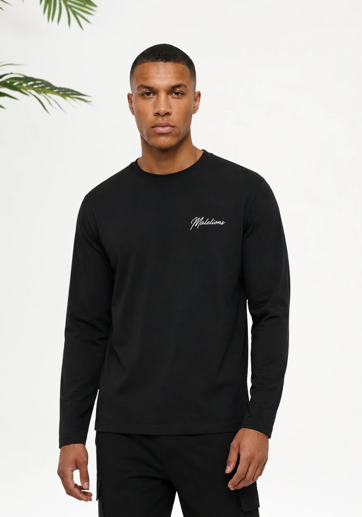 Cotton District MALELIONS MEN VICTORY TASTE LONGSLEEVE T-SHIRT Longsleeve BLACK
