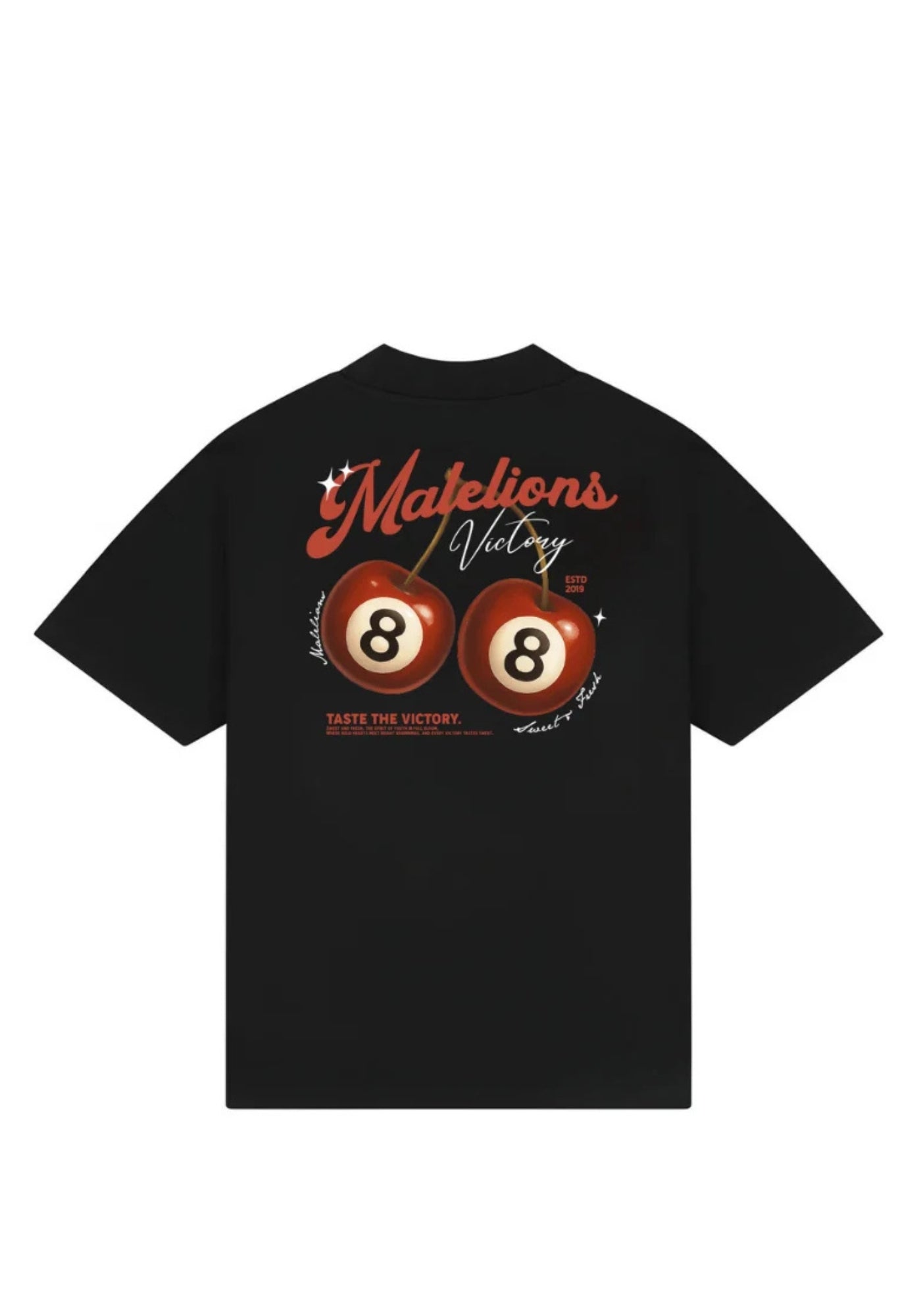 Cotton District MALELIONS MEN VICTORY TASTE T-SHIRT T-Shirts BLACK