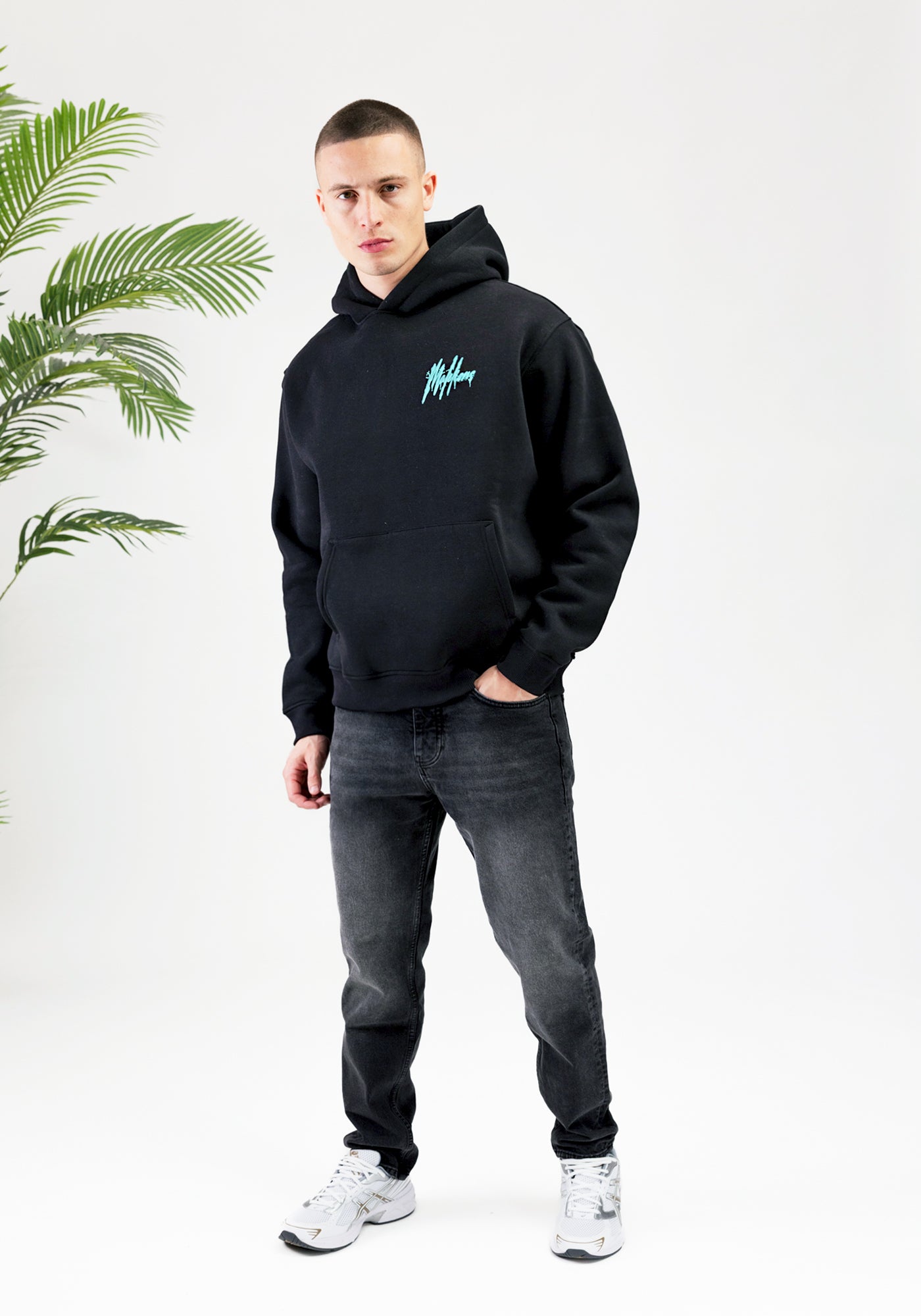 Cotton District MALELIONS SIGNATURE DRIP HOODIE BLACK