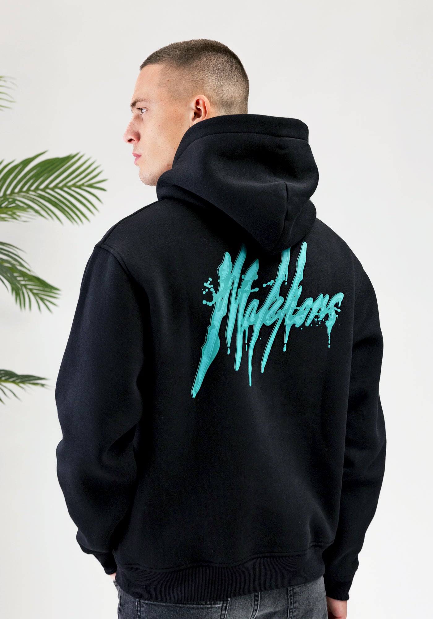 Cotton District MALELIONS SIGNATURE DRIP HOODIE BLACK