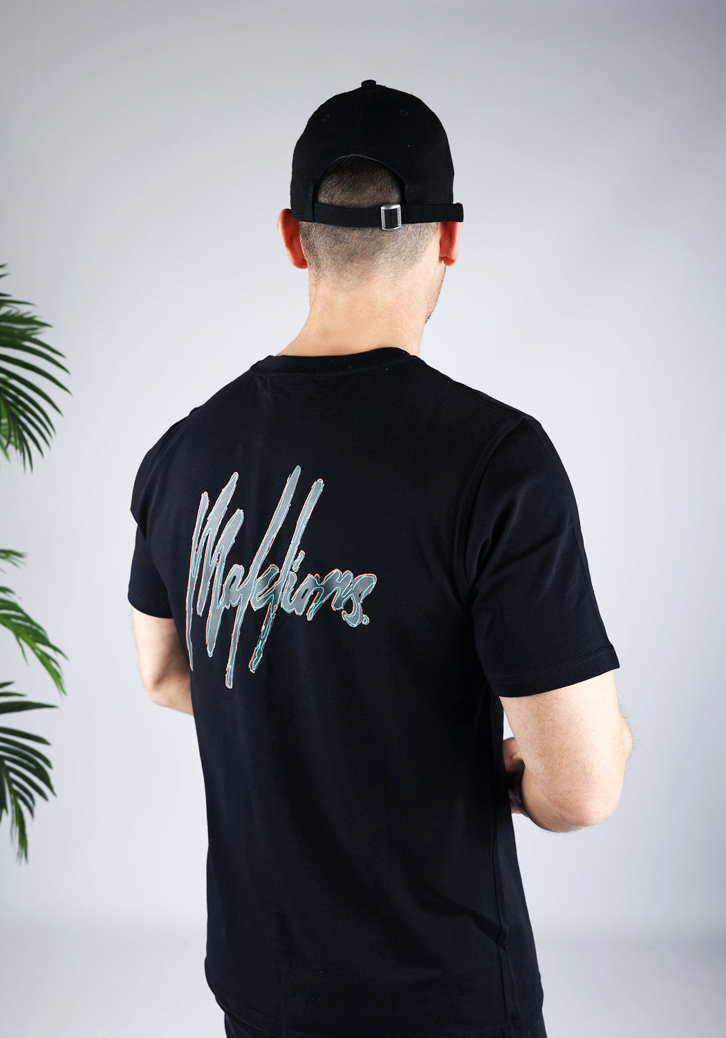 Cotton District MALELIONS SIGNATURE SKETCH T-SHIRT BLACK