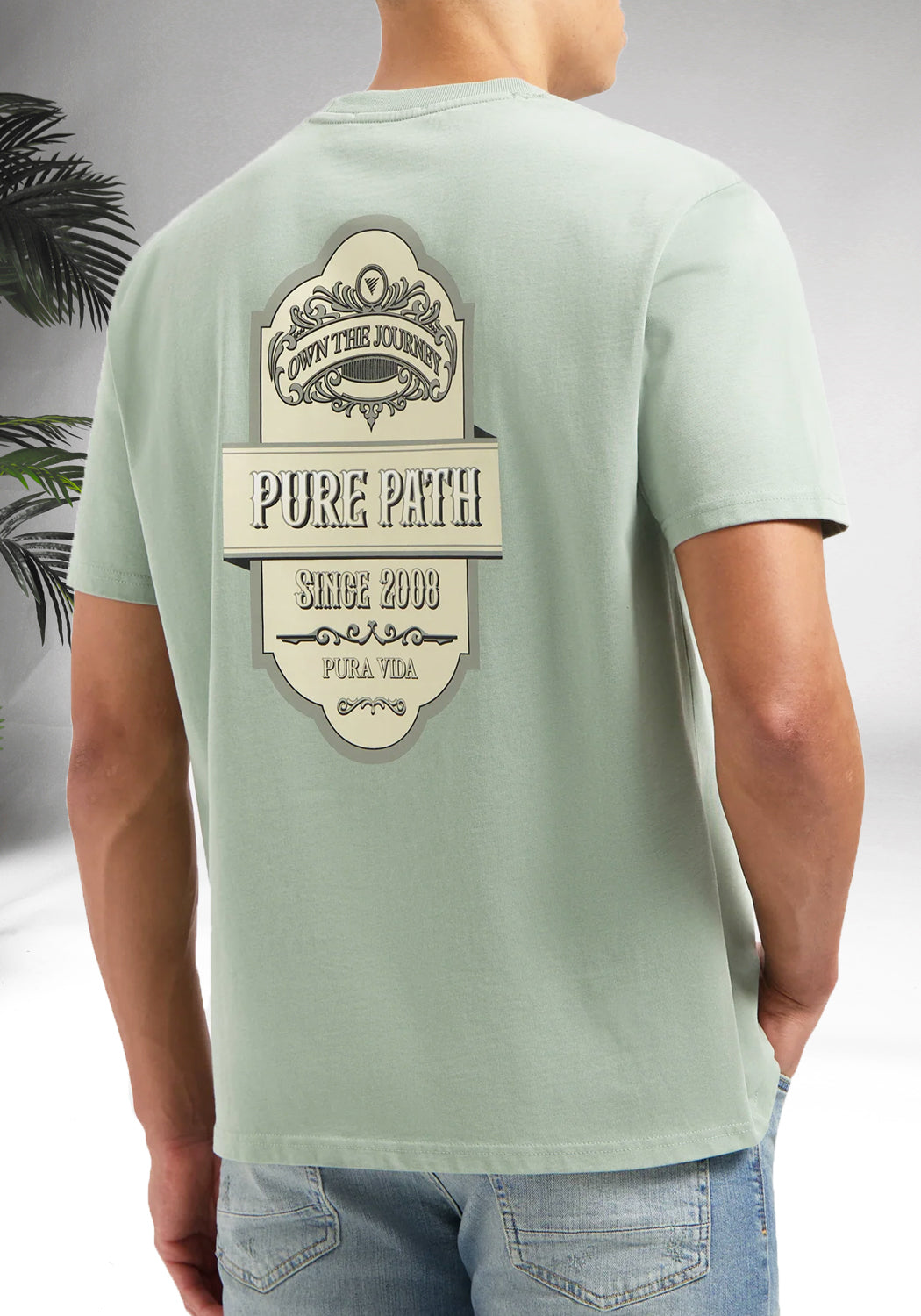 Cotton District PURE PATH LATIN SPIRIT T-SHIRT GREEN