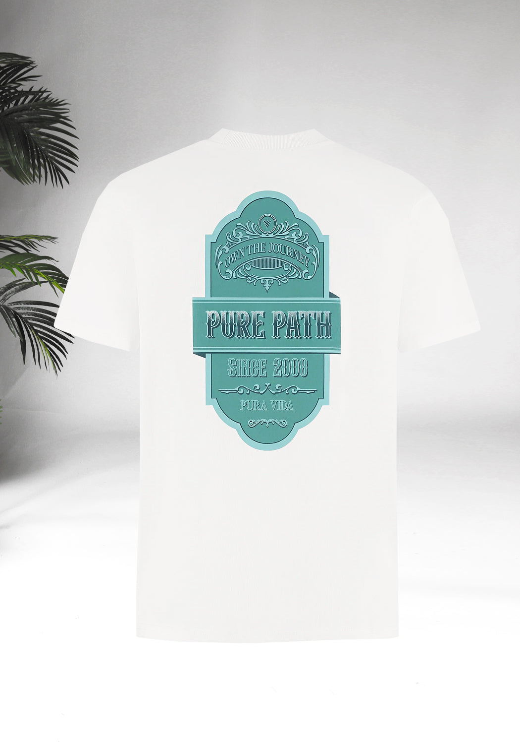 Cotton District PURE PATH LATIN SPIRIT T-SHIRT WHITE