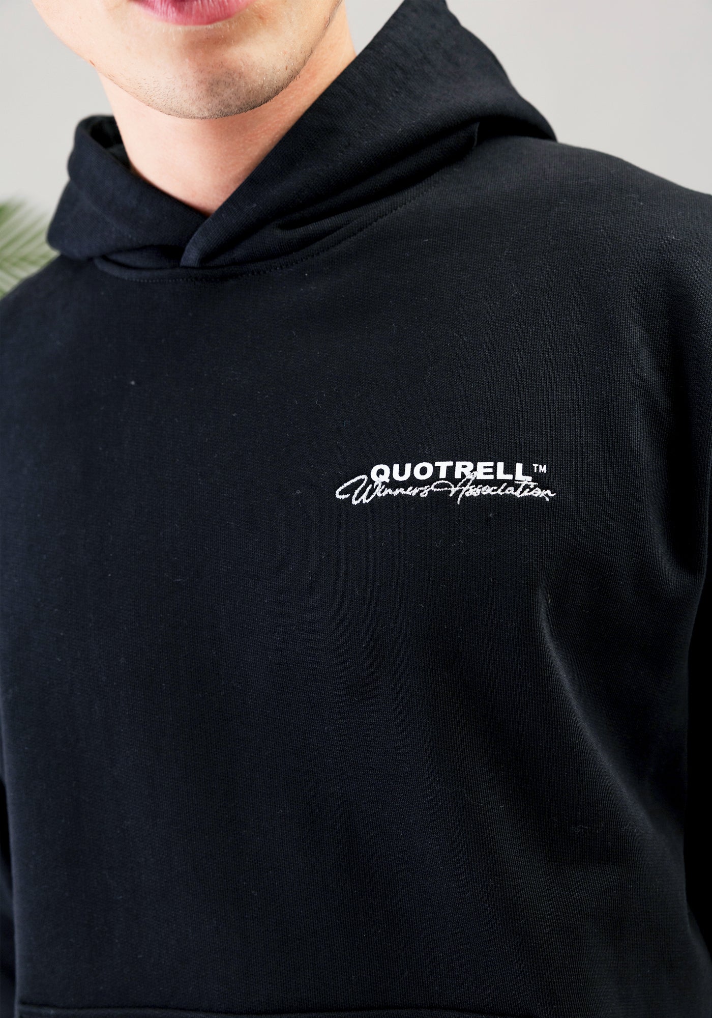 Cotton District QUOTRELL ATHLETICS HOODIE BLACK