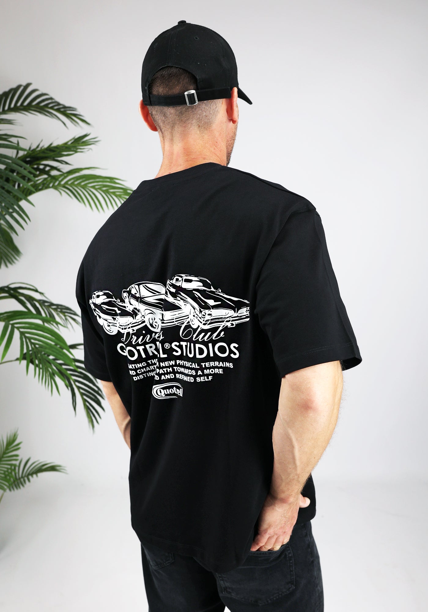 Cotton District QUOTRELL CRUISER T-SHIRT BLACK