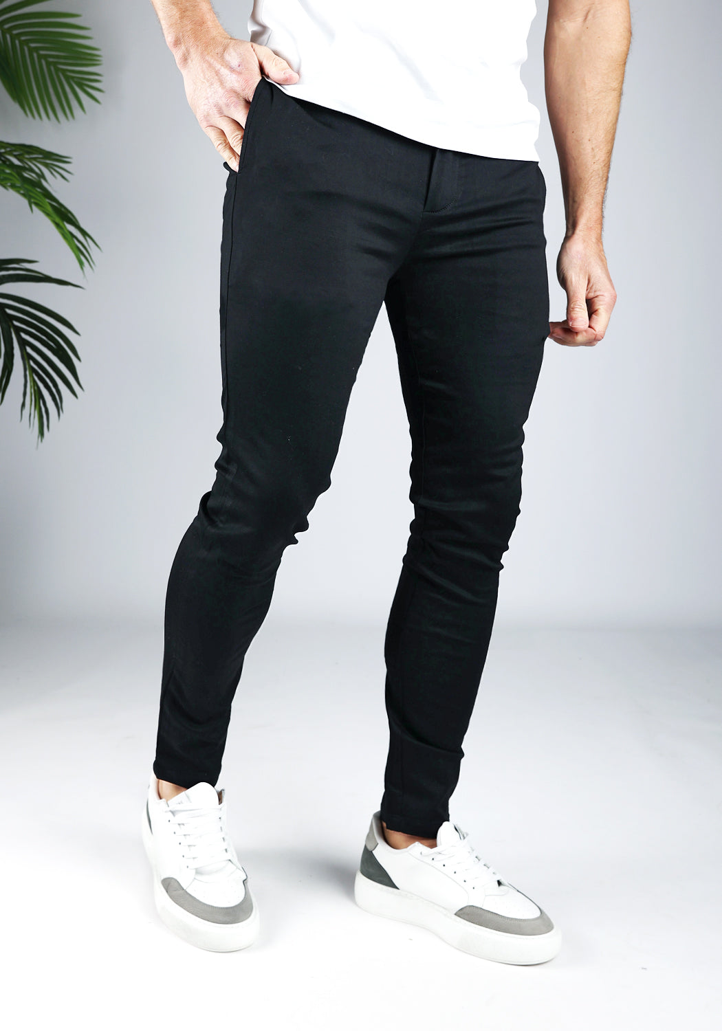 Cotton District REFINED CHINO BLACK